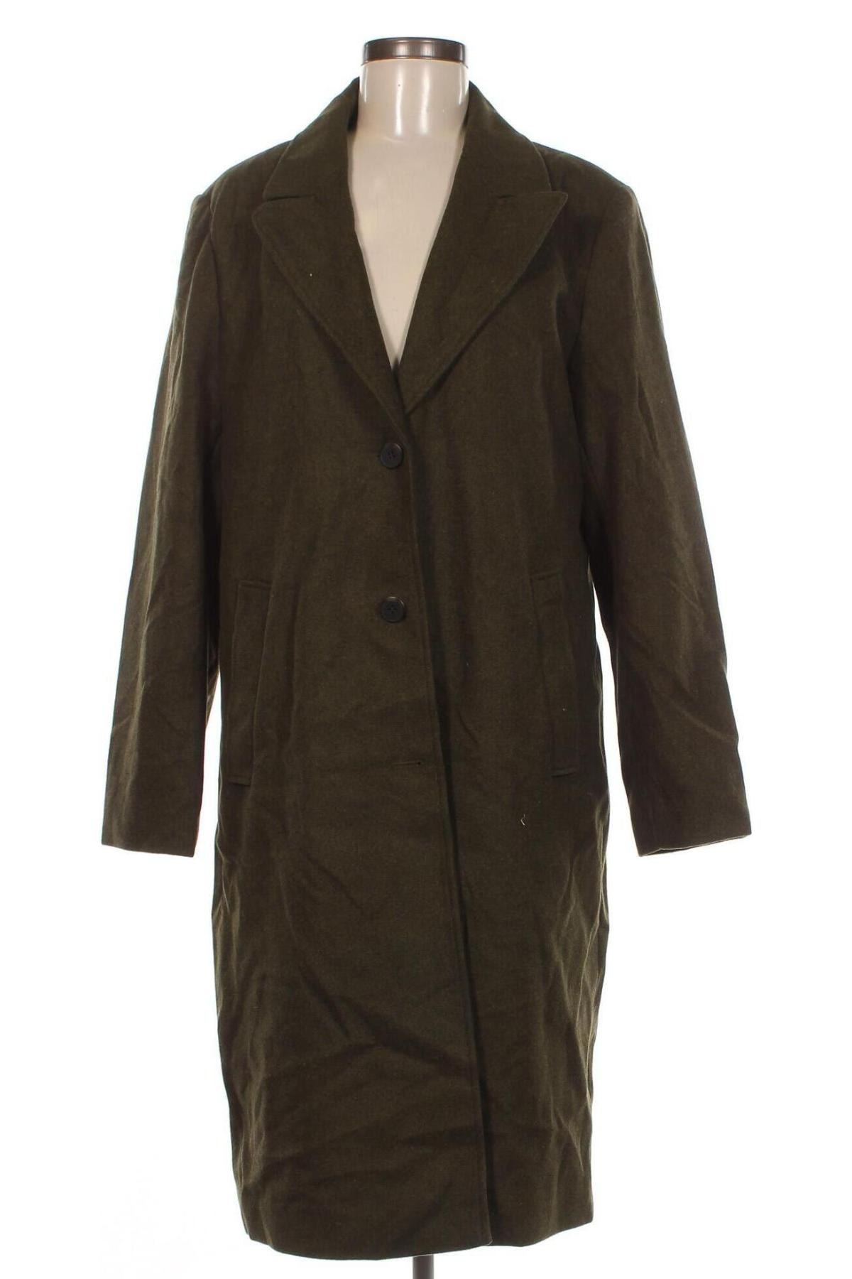 Γυναικείο παλτό Selected Femme, Μέγεθος M, Χρώμα Πράσινο, Τιμή 148,95 €