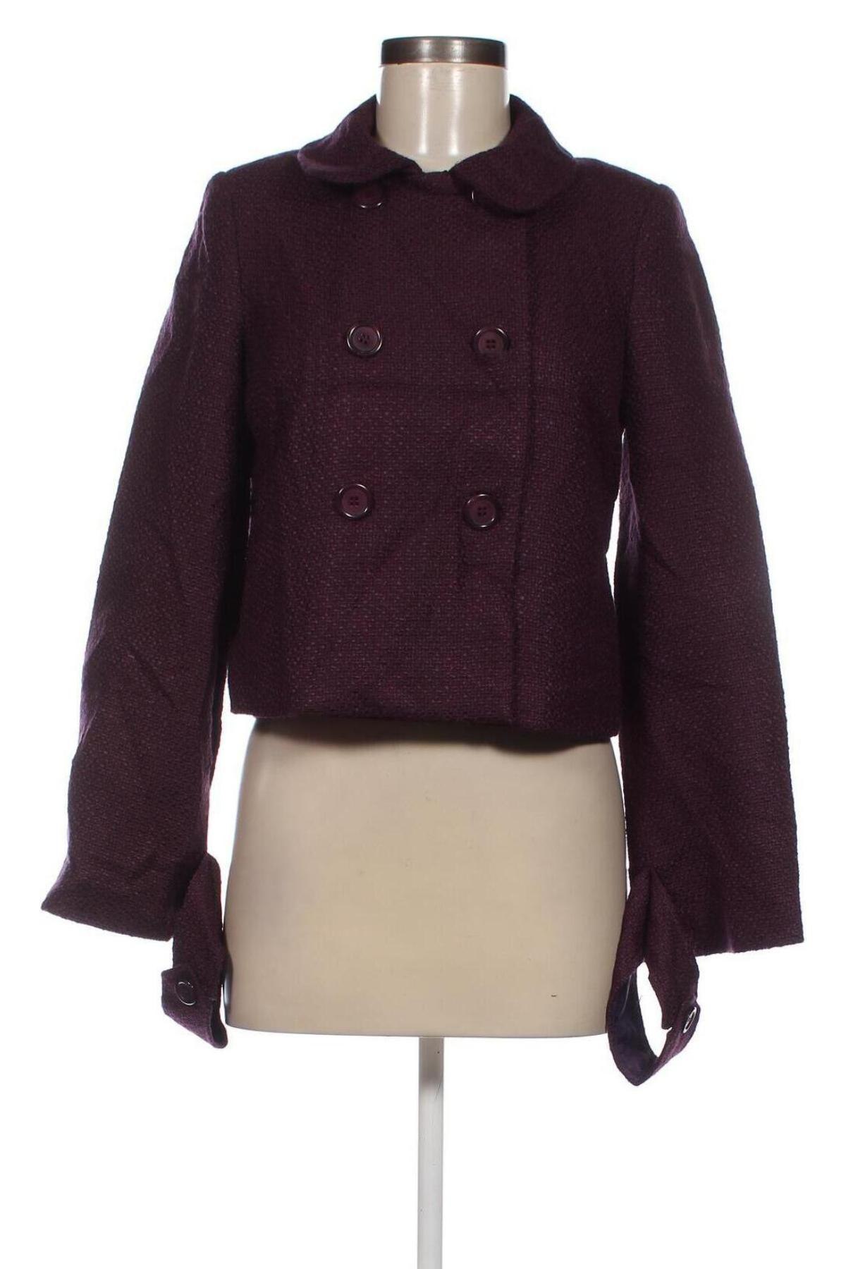 Γυναικείο παλτό Sinequanone, Μέγεθος XS, Χρώμα Βιολετί, Τιμή 27,53 €