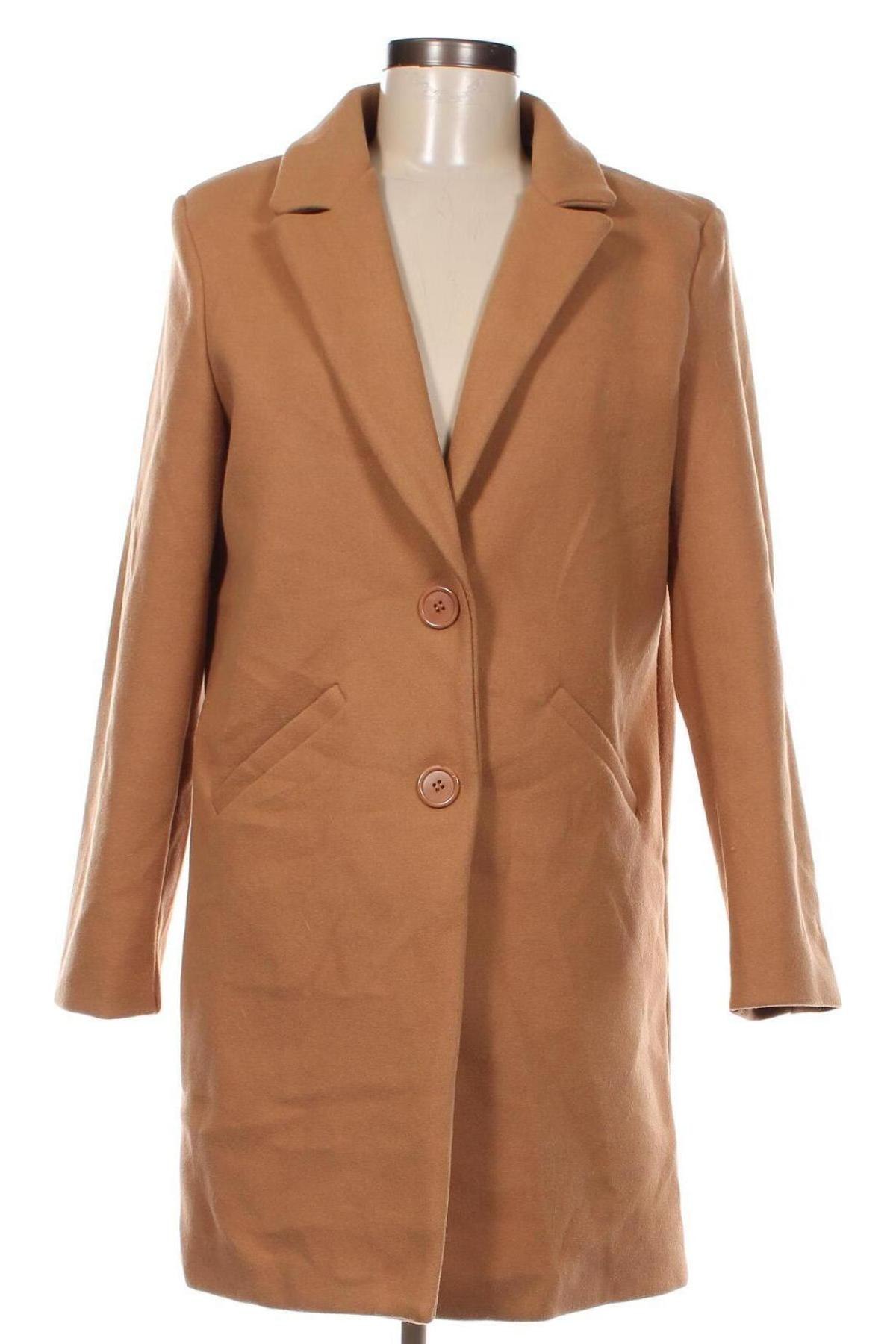 Palton de femei Styled In Italy, Mărime XL, Culoare Bej, Preț 218,22 Lei