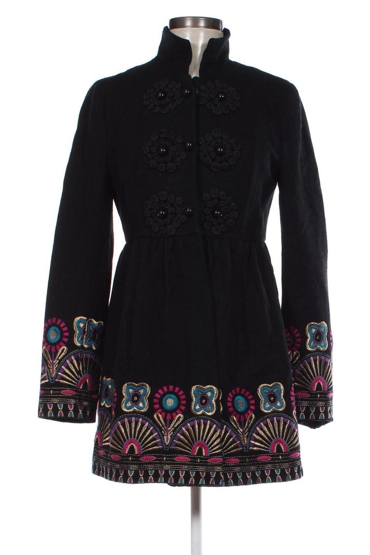 Дамско палто Tracy Reese, Размер S, Цвят Черен, Цена 92,30 лв.