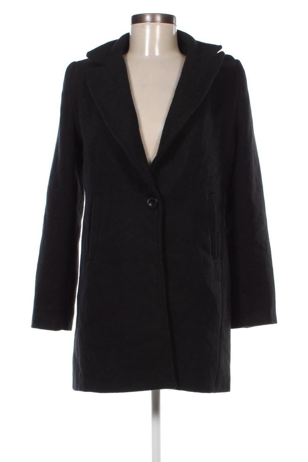 Palton de femei Trendyol, Mărime S, Culoare Negru, Preț 477,24 Lei