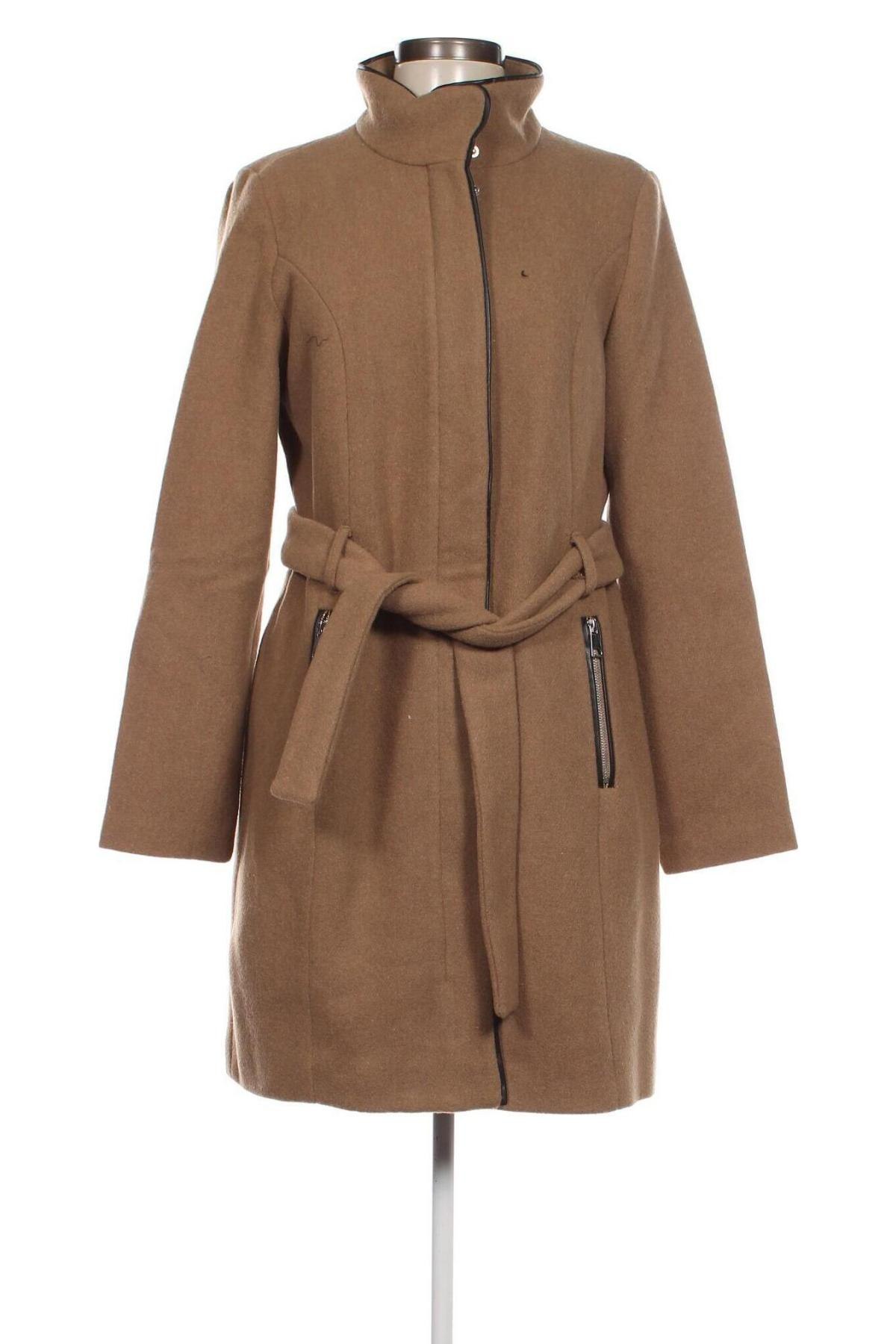Γυναικείο παλτό Vero Moda, Μέγεθος M, Χρώμα  Μπέζ, Τιμή 41,55 €