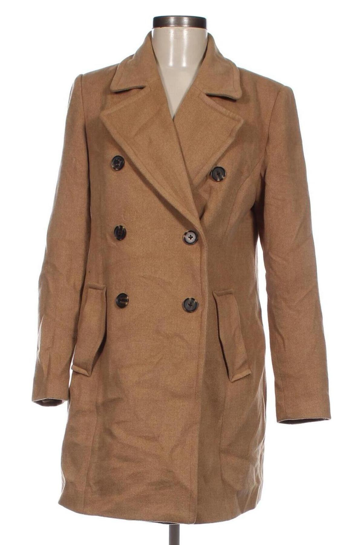 Damenmantel Vero Moda, Größe M, Farbe Beige, Preis 24,88 €