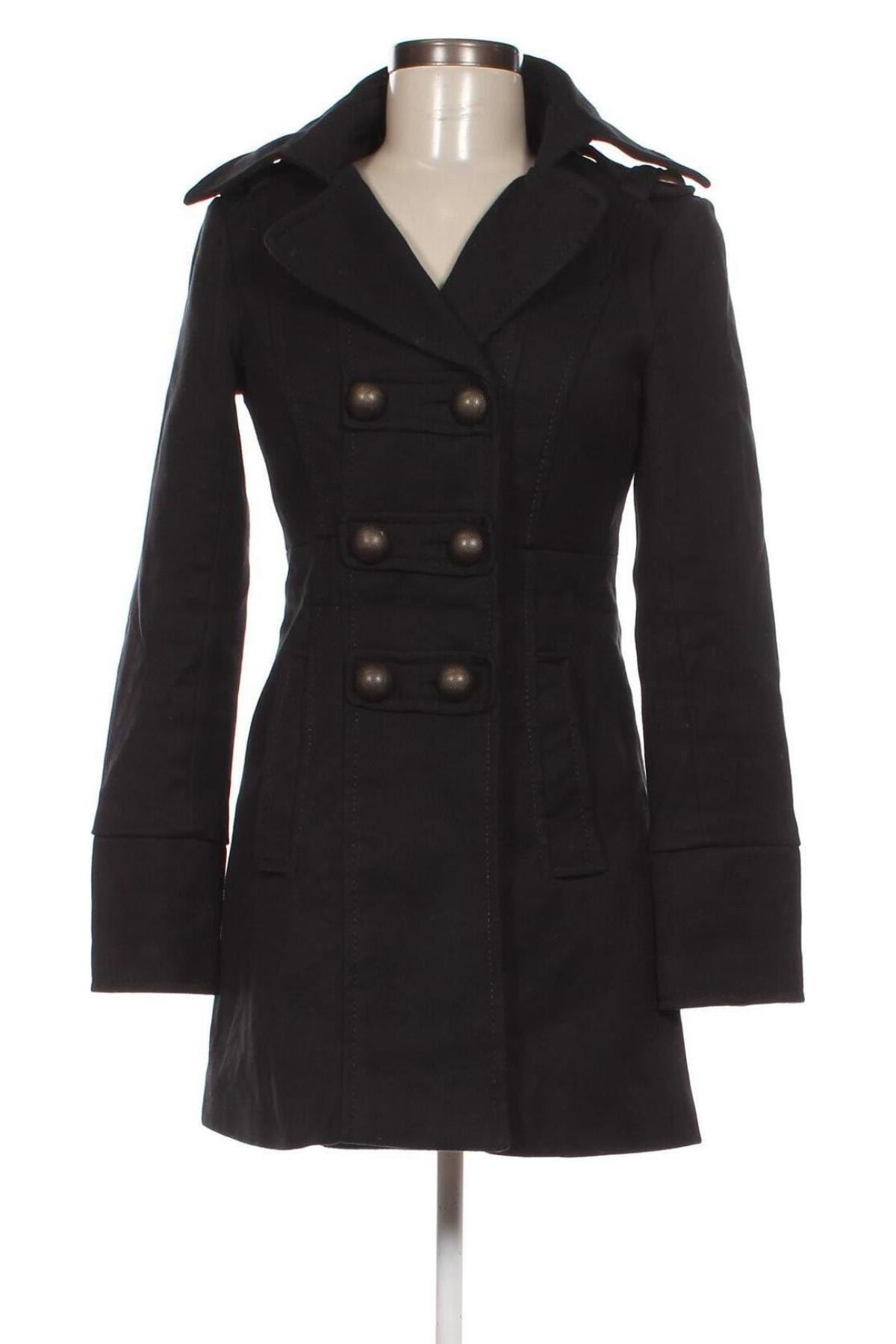 Дамско палто Vero Moda, Размер XS, Цвят Черен, Цена 28,80 лв.