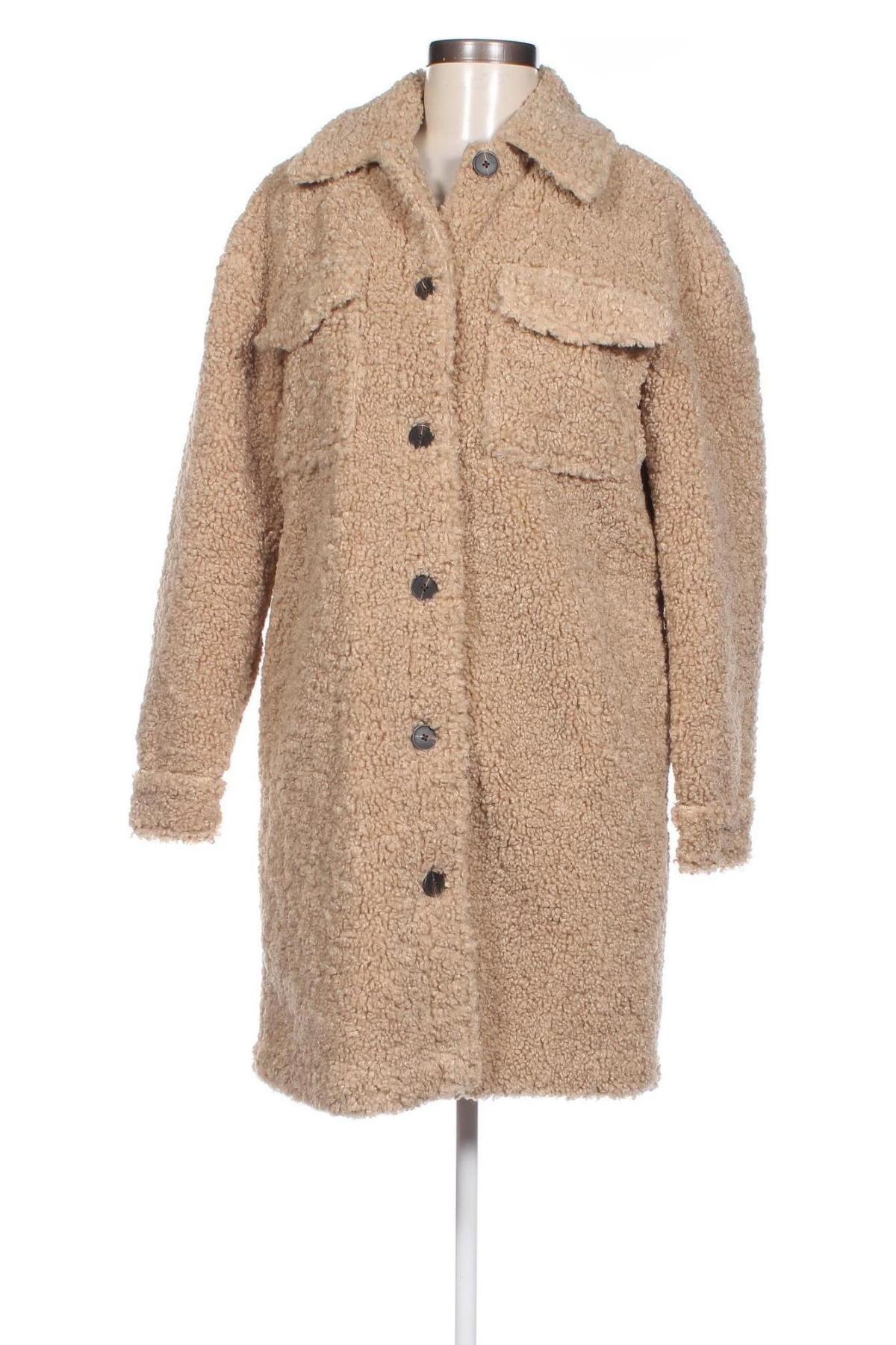 Дамско палто Vero Moda, Размер S, Цвят Бежов, Цена 35,75 лв.