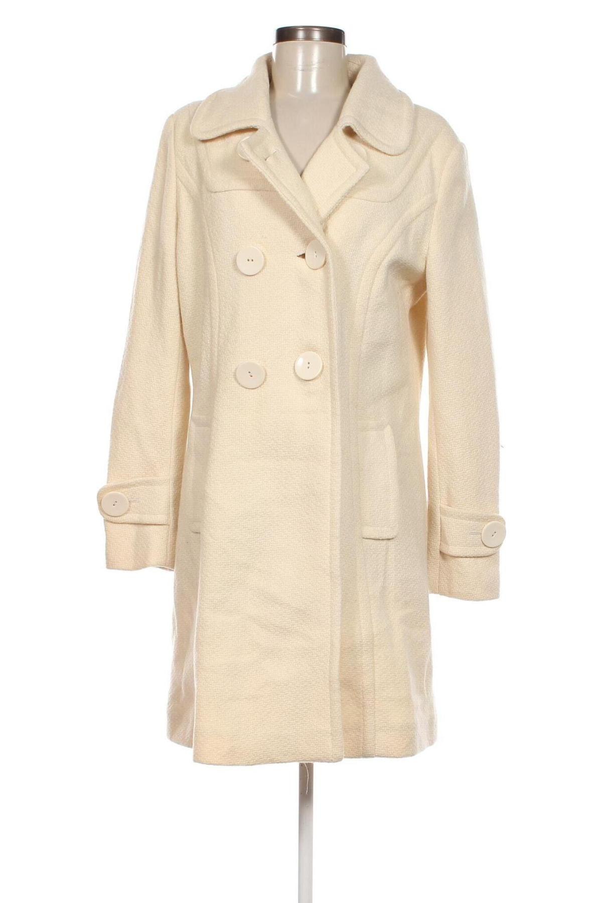 Γυναικείο παλτό Yessica, Μέγεθος XL, Χρώμα Εκρού, Τιμή 43,02 €