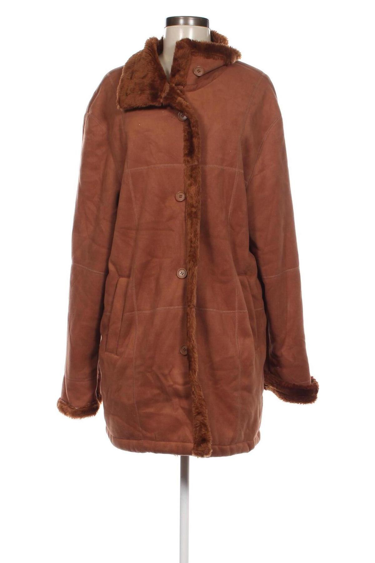 Γυναικείο παλτό Yours, Μέγεθος XL, Χρώμα Καφέ, Τιμή 43,02 €