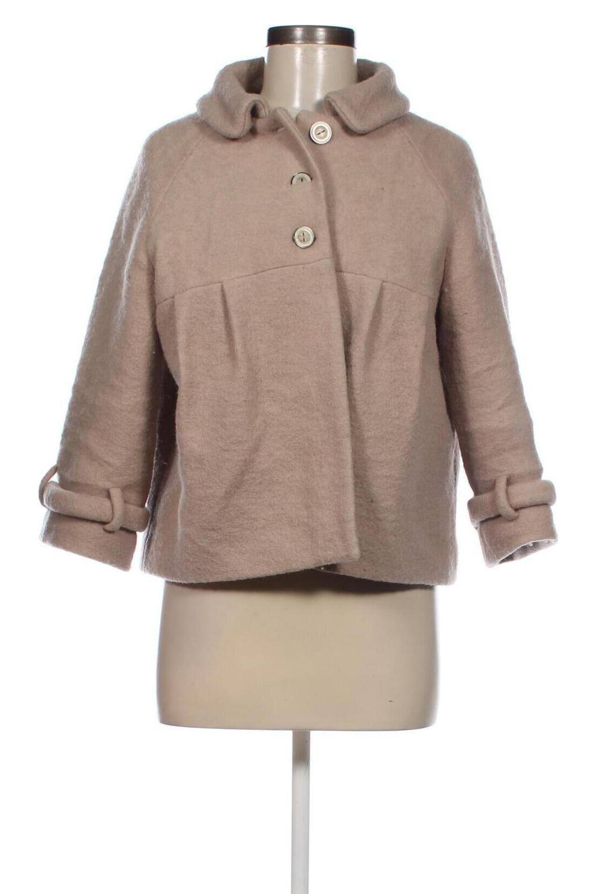 Damenmantel Zara, Größe XL, Farbe Beige, Preis 18,99 €