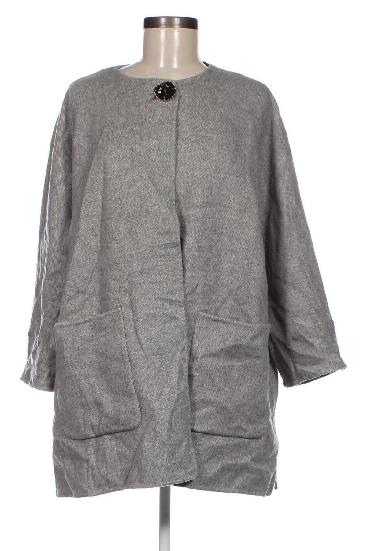 Dámsky kabát  Zara, Veľkosť M, Farba Sivá, Cena  25,06 €