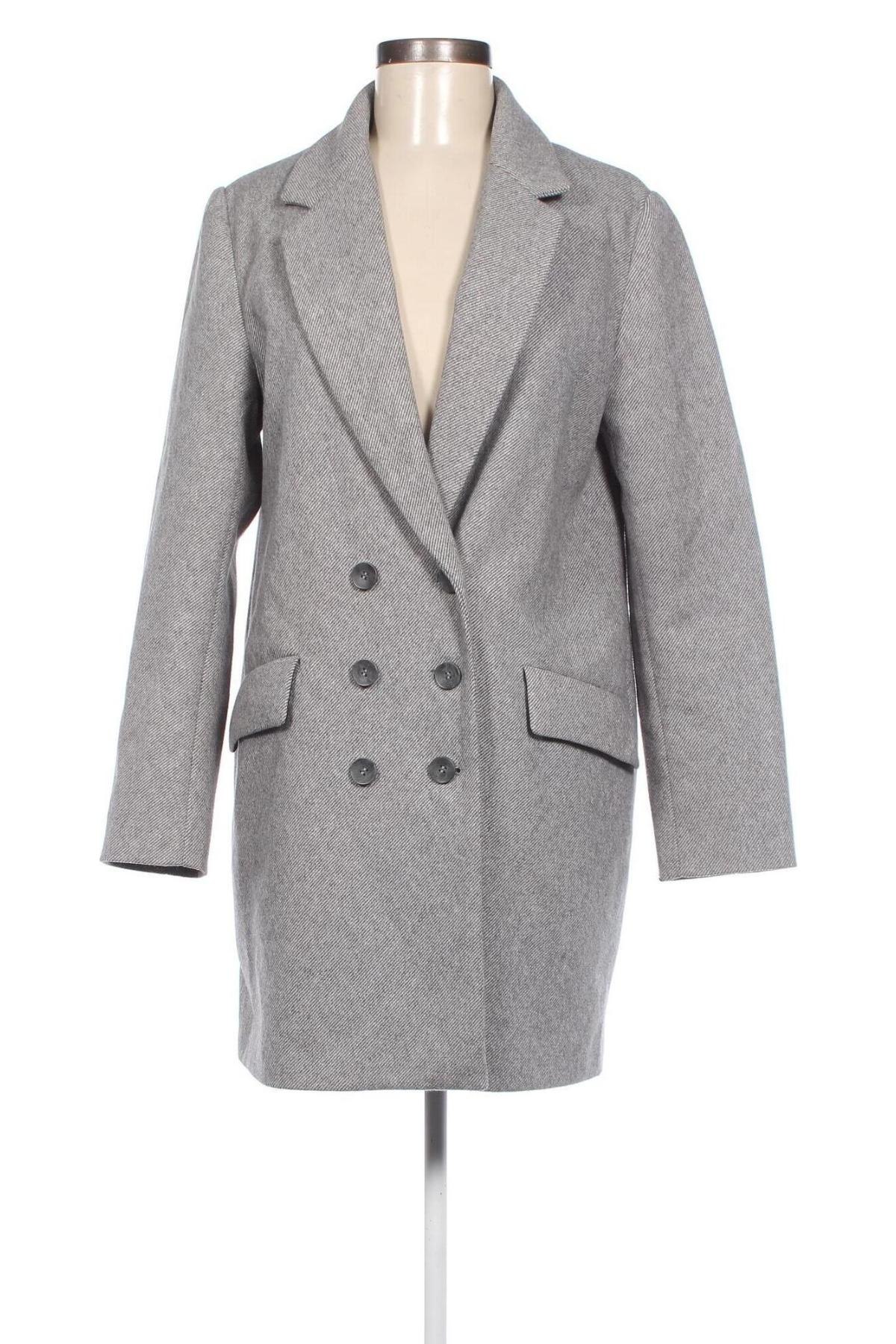 Дамско палто Zara, Размер S, Цвят Сив, Цена 55,00 лв.