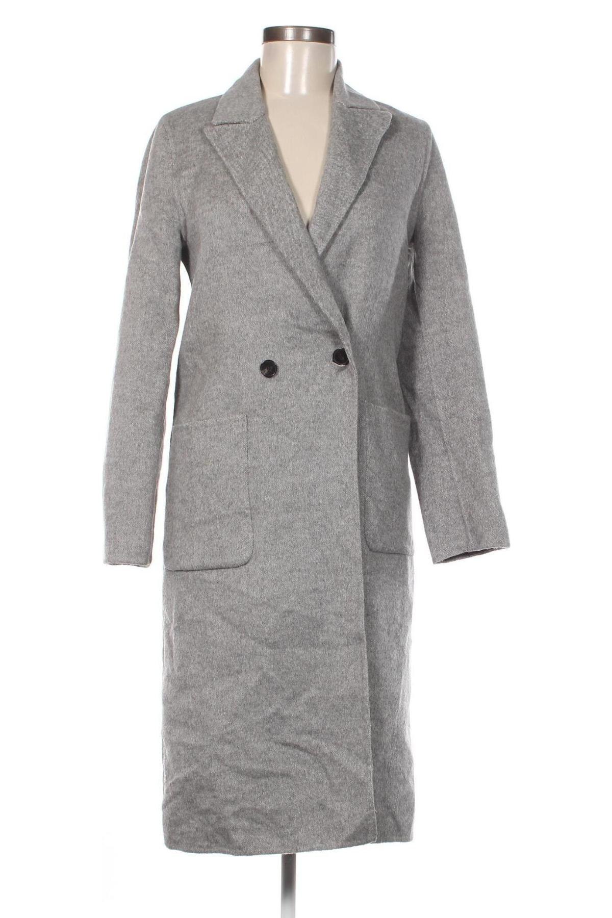 Дамско палто Zara, Размер XS, Цвят Сив, Цена 44,20 лв.