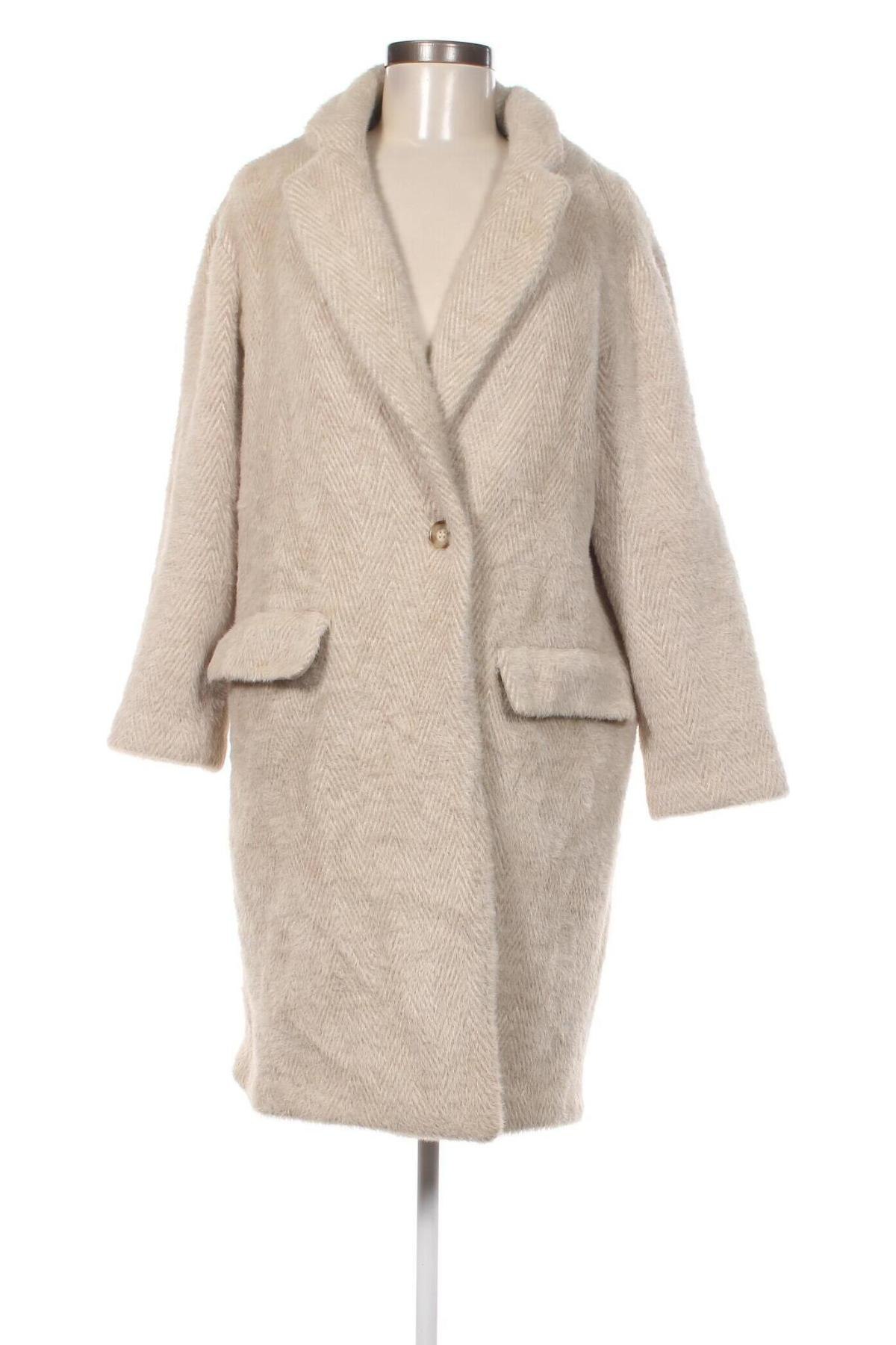 Dámsky kabát  Zara, Veľkosť S, Farba Béžová, Cena  38,56 €