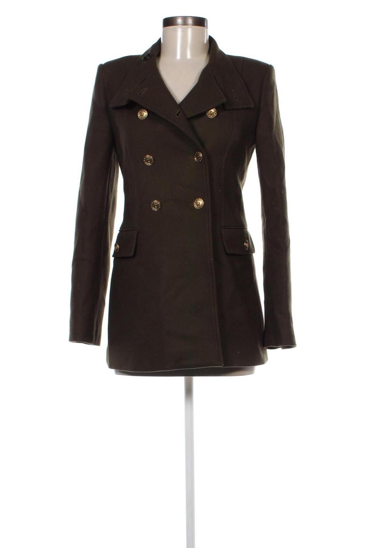 Γυναικείο παλτό Zara, Μέγεθος S, Χρώμα Πράσινο, Τιμή 26,08 €