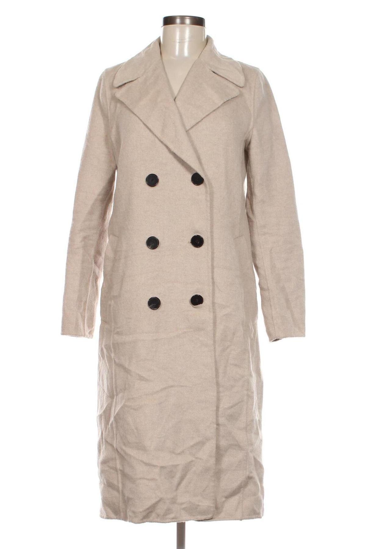 Dámsky kabát  Zara, Veľkosť S, Farba Béžová, Cena  23,91 €