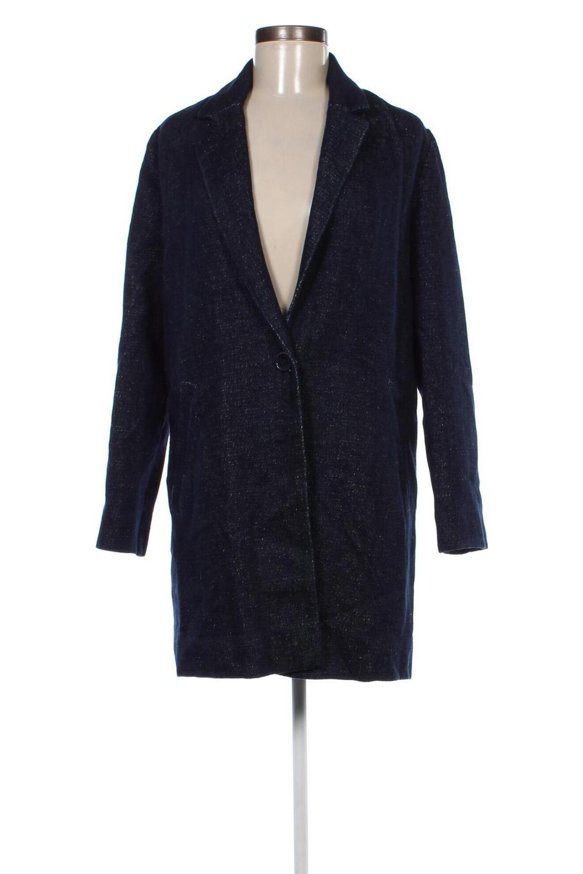 Palton de femei Zara Trafaluc, Mărime S, Culoare Albastru, Preț 138,68 Lei