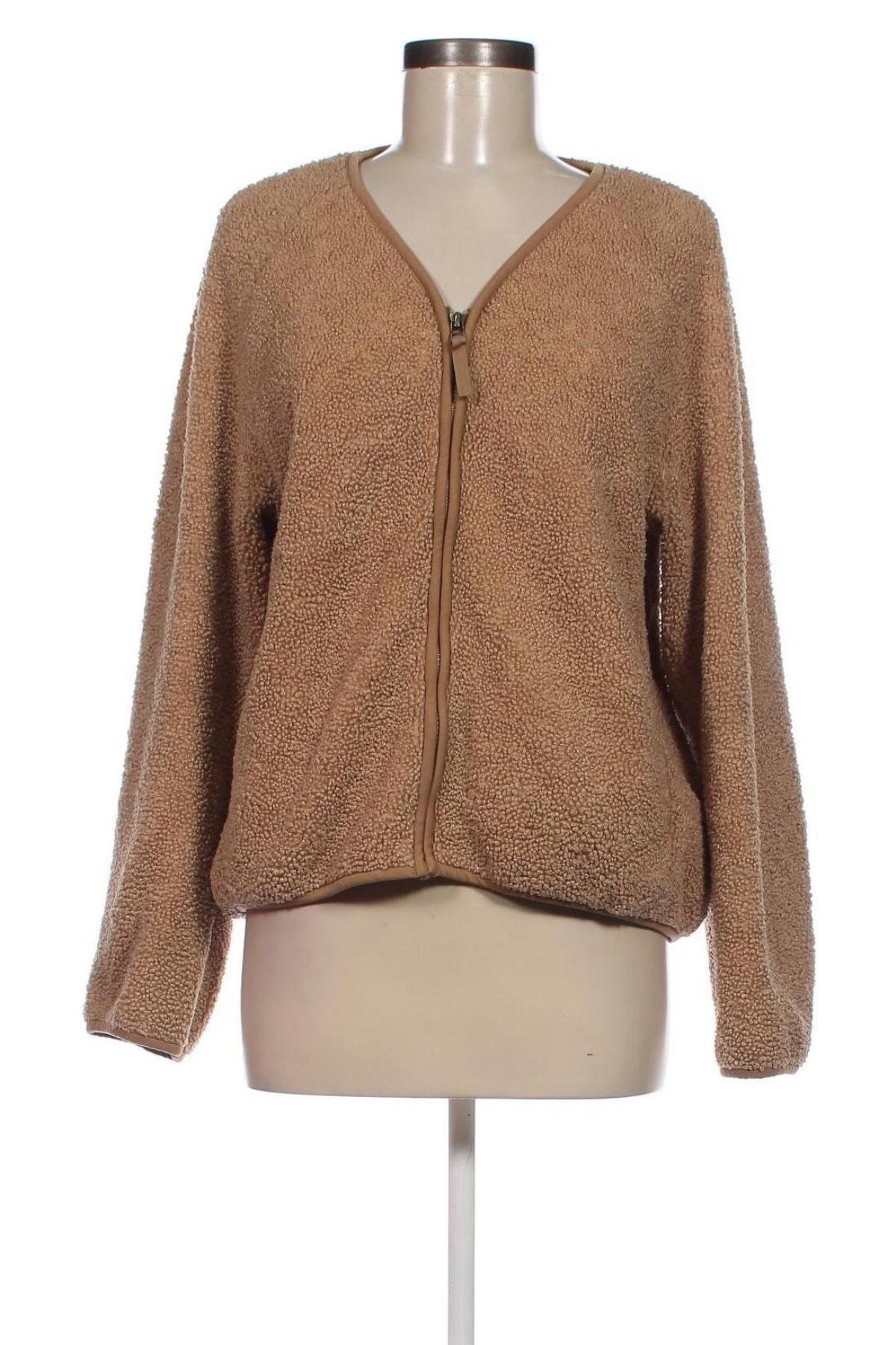 Damen Fleece Oberteil  Uniqlo, Größe M, Farbe Beige, Preis 10,65 €