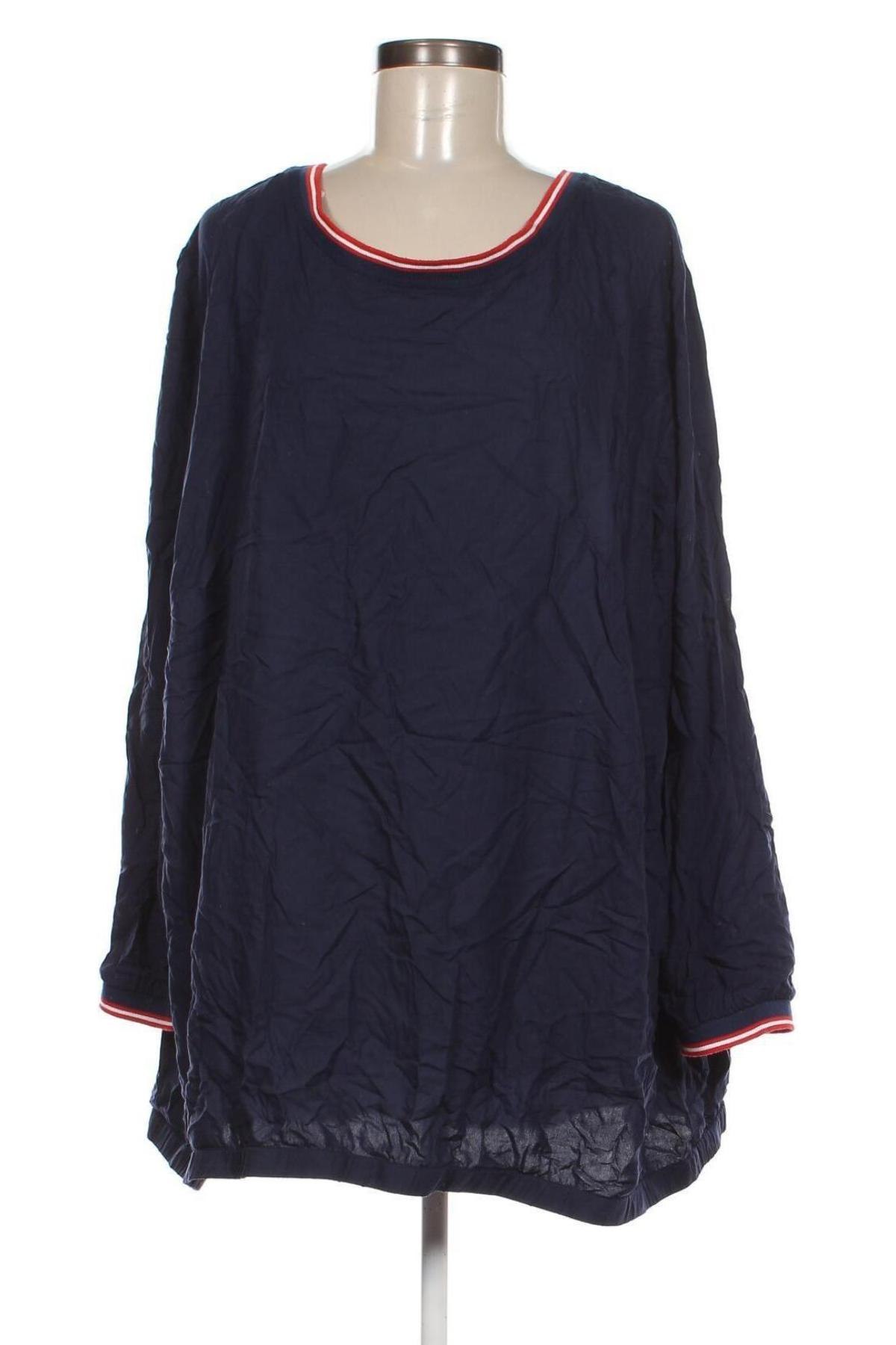Дамска блуза Sheego, Размер 5XL, Цвят Син, Цена 32,30 лв.