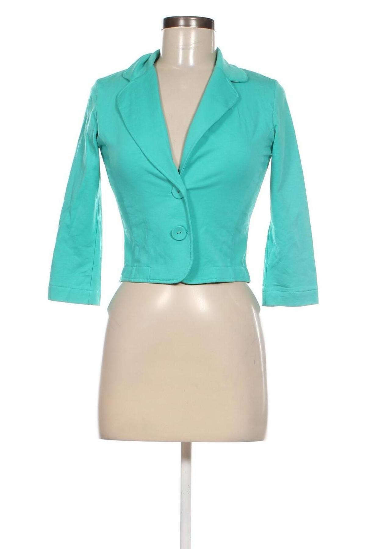 Γυναικείο σακάκι, Μέγεθος S, Χρώμα Πράσινο, Τιμή 13,61 €