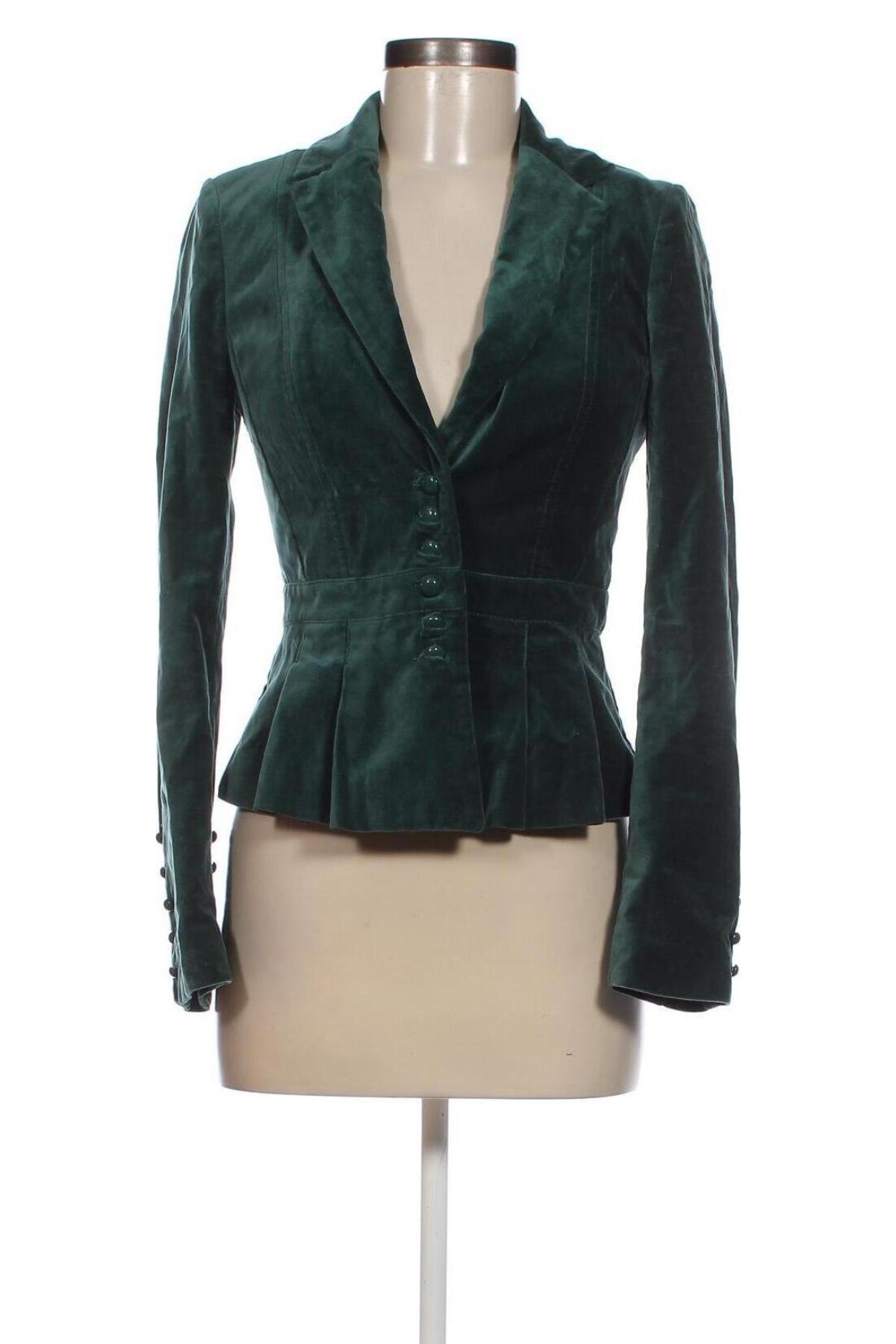 Γυναικείο σακάκι Comma,, Μέγεθος XS, Χρώμα Πράσινο, Τιμή 38,45 €