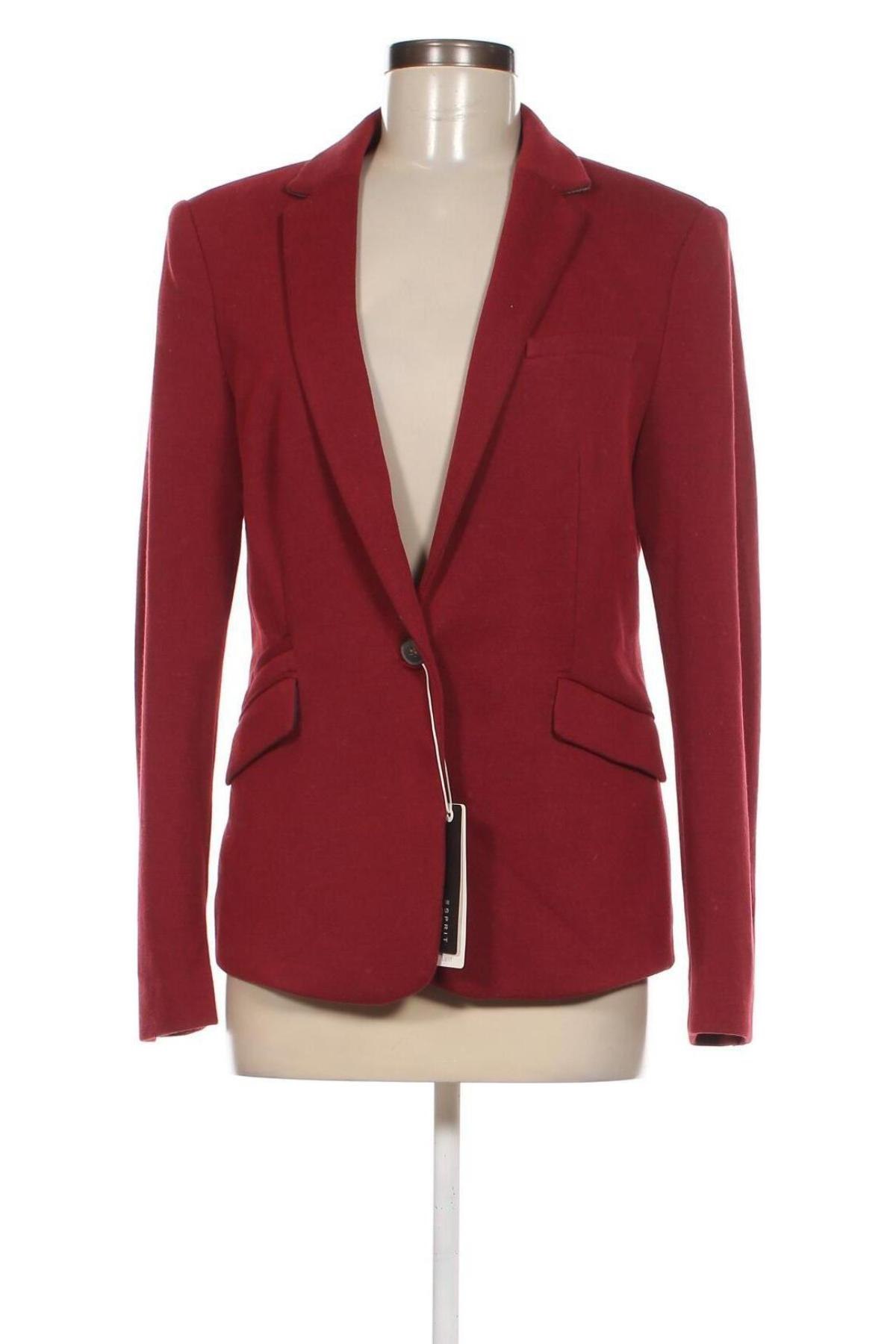 Γυναικείο σακάκι Esprit, Μέγεθος L, Χρώμα Κόκκινο, Τιμή 42,37 €