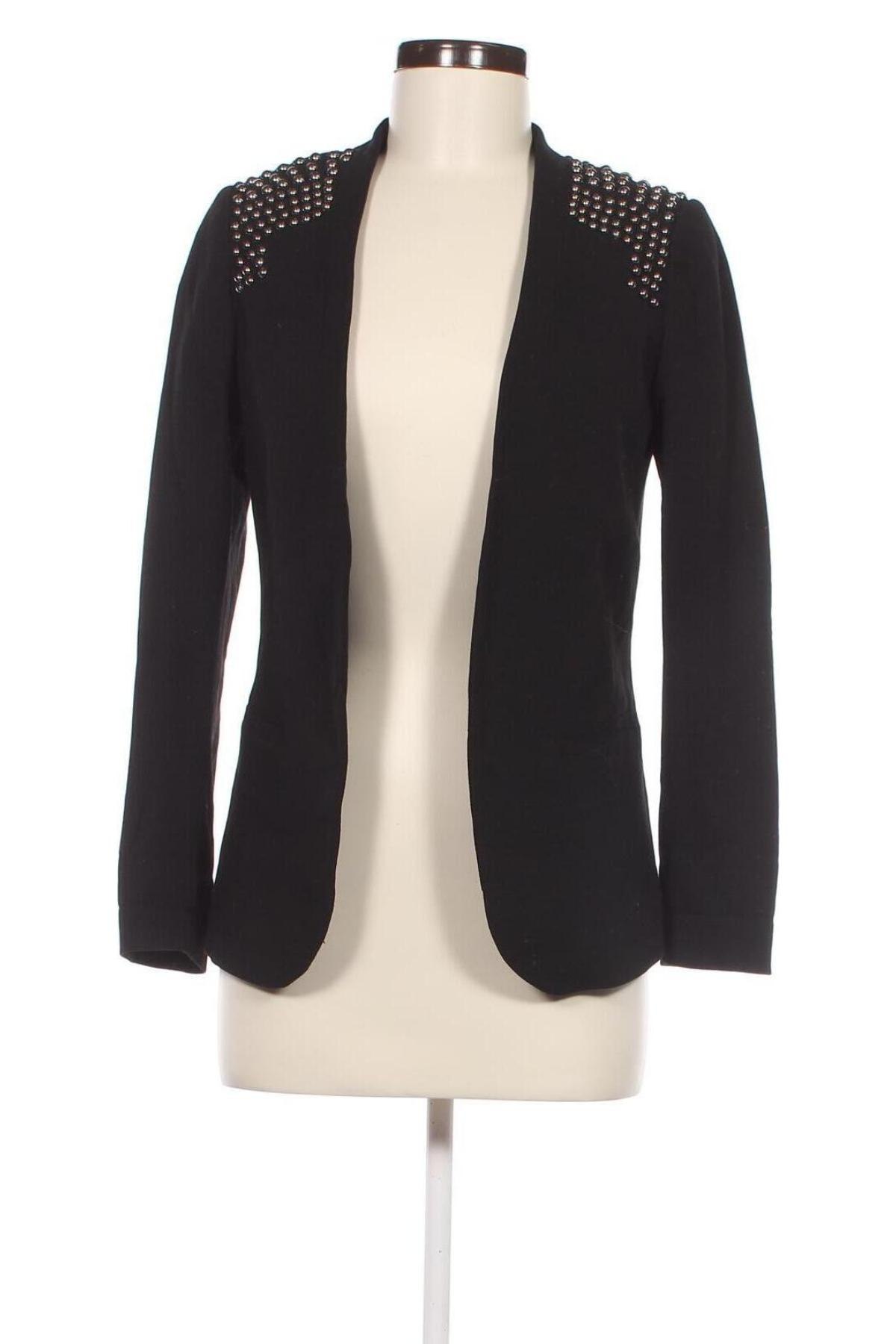 Γυναικείο σακάκι H&M, Μέγεθος XS, Χρώμα Μαύρο, Τιμή 13,61 €