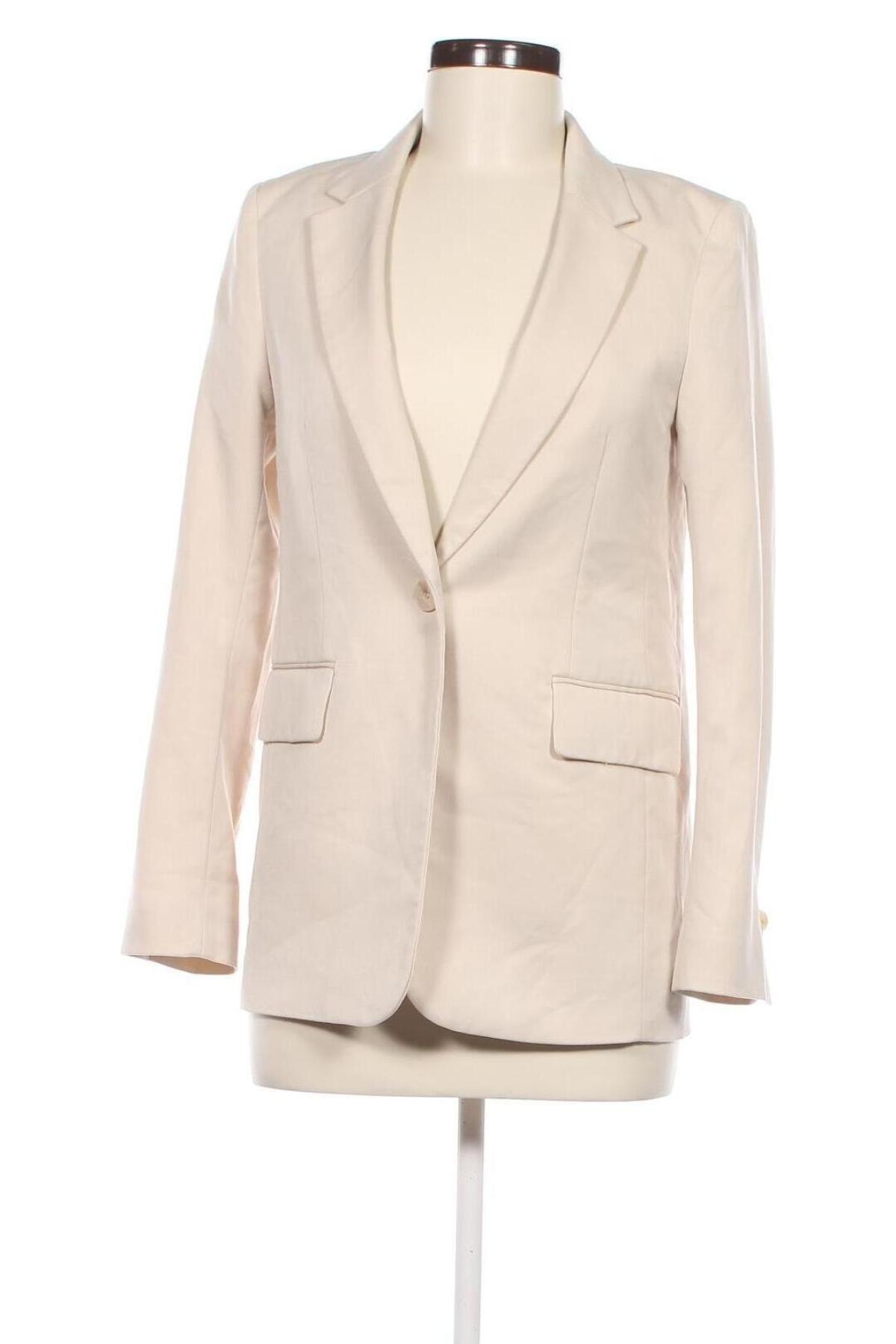 Γυναικείο σακάκι H&M, Μέγεθος XS, Χρώμα  Μπέζ, Τιμή 13,61 €