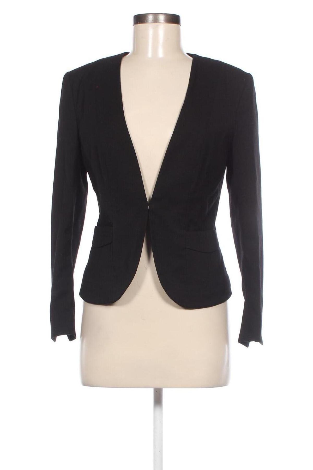 Γυναικείο σακάκι H&M, Μέγεθος M, Χρώμα Μαύρο, Τιμή 13,96 €