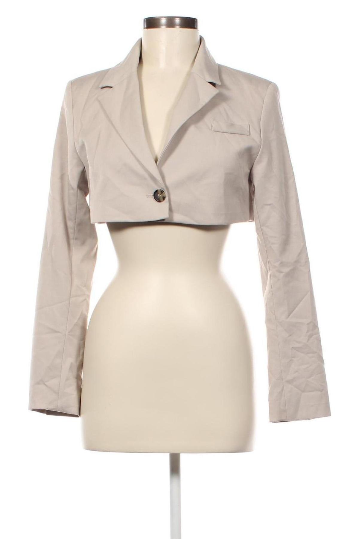 Damen Blazer H&M Divided, Größe XS, Farbe Beige, Preis 15,31 €