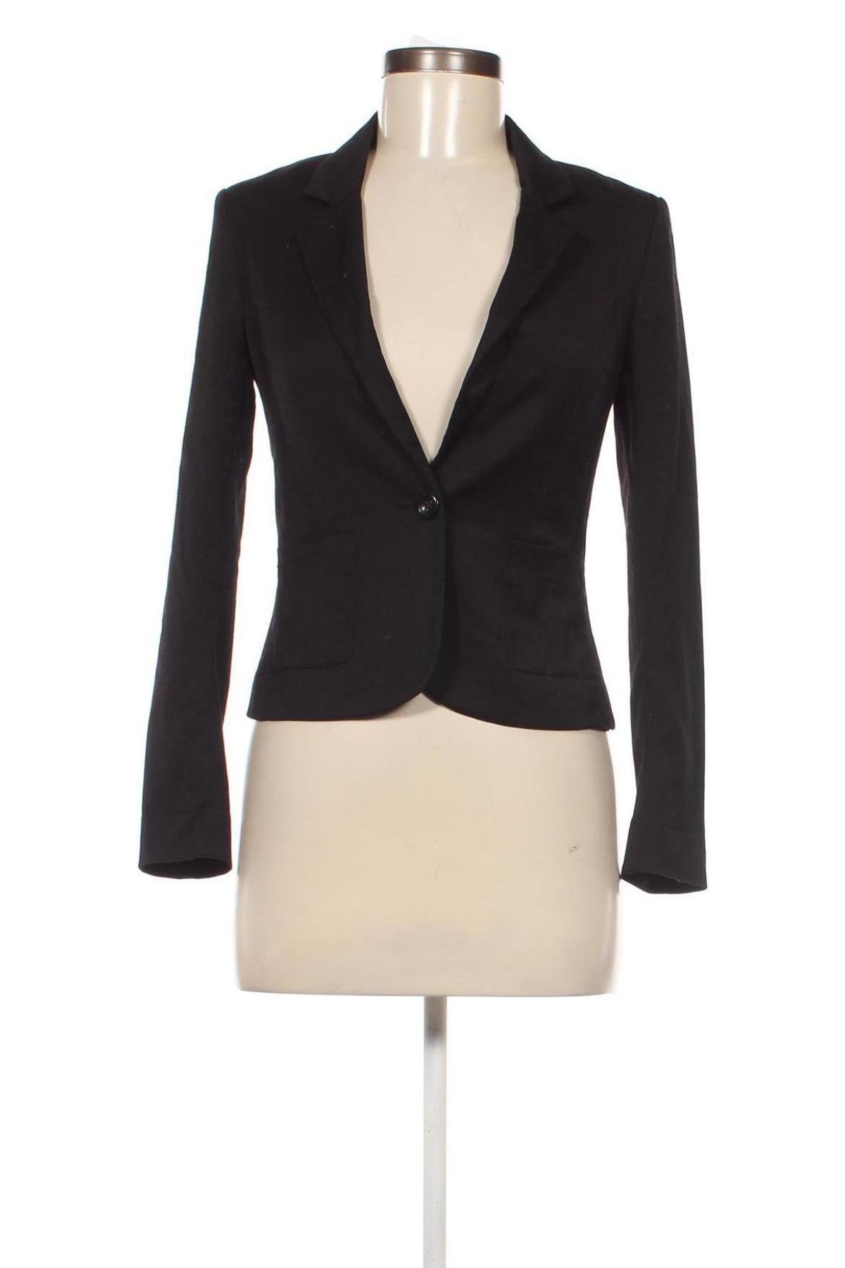 Damen Blazer H&M Divided, Größe XS, Farbe Schwarz, Preis € 30,62