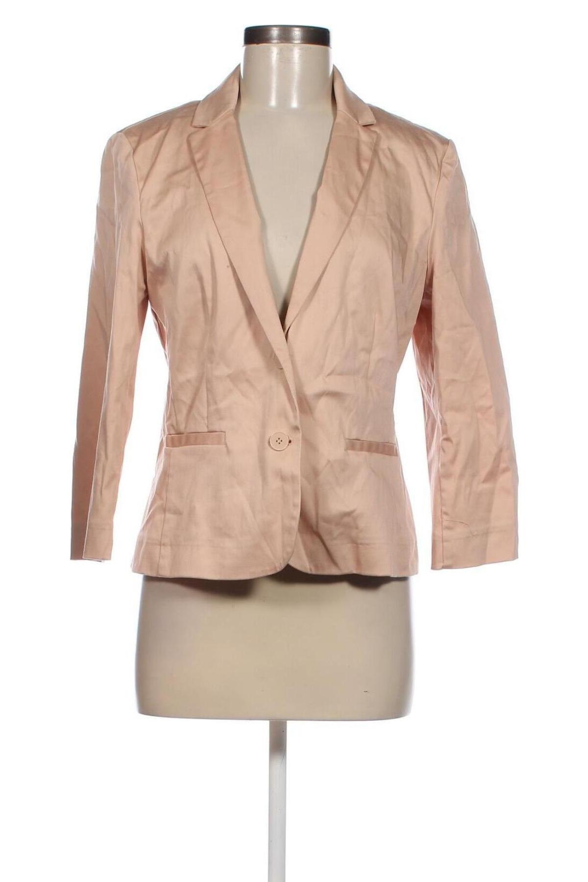 Damen Blazer Hallhuber, Größe L, Farbe Beige, Preis € 39,32