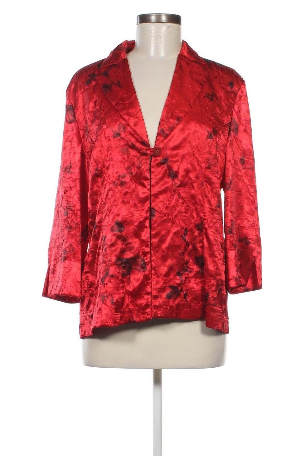 Damen Blazer Hermann Lange, Größe M, Farbe Rot, Preis 18,99 €