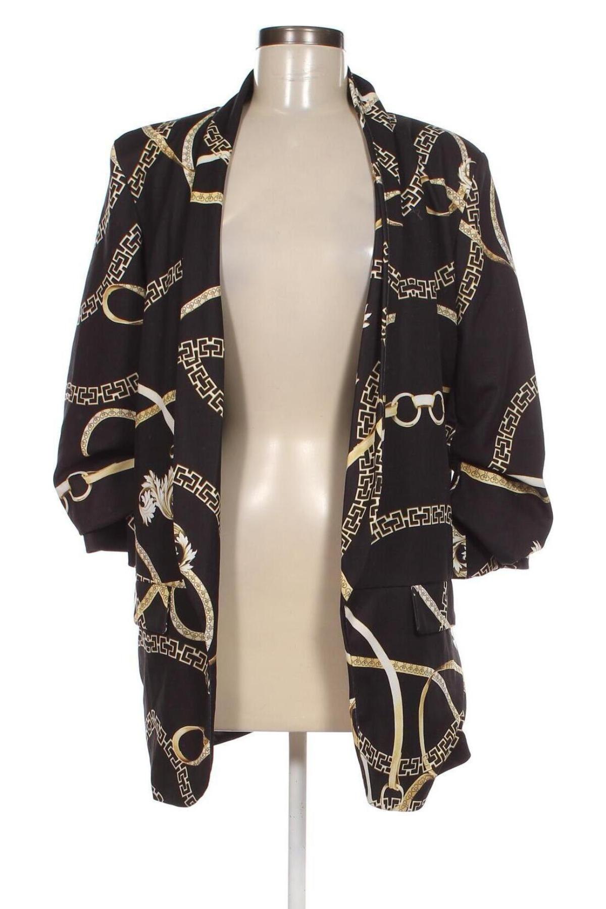 Γυναικείο σακάκι Made In Italy, Μέγεθος XL, Χρώμα Μαύρο, Τιμή 25,98 €
