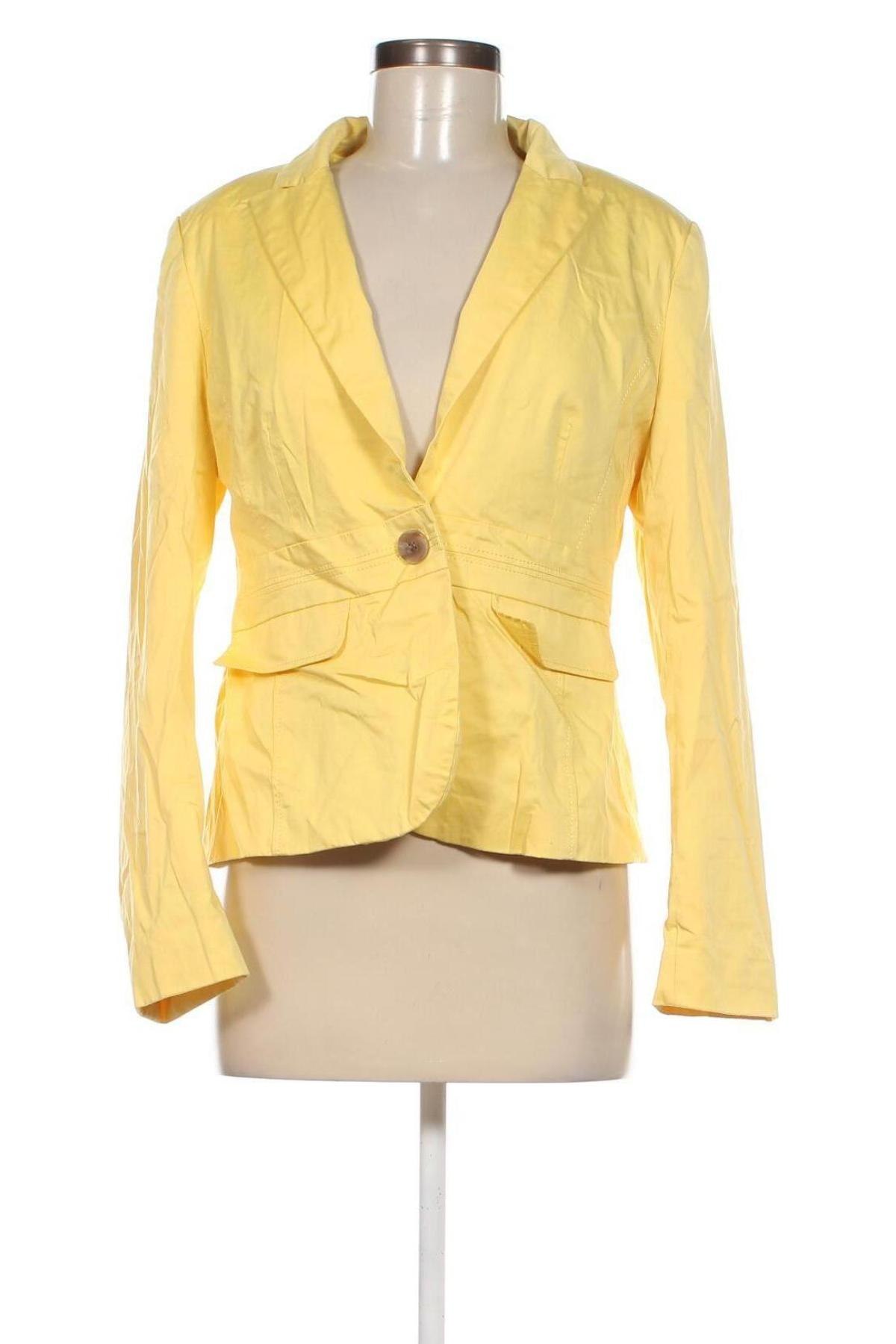 Γυναικείο σακάκι Manguun, Μέγεθος L, Χρώμα Κίτρινο, Τιμή 14,97 €