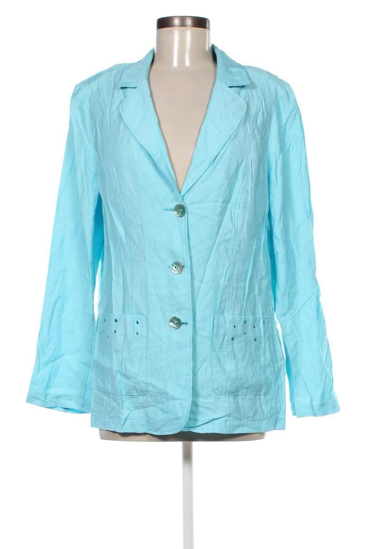 Γυναικείο σακάκι Mona, Μέγεθος XL, Χρώμα Μπλέ, Τιμή 22,27 €