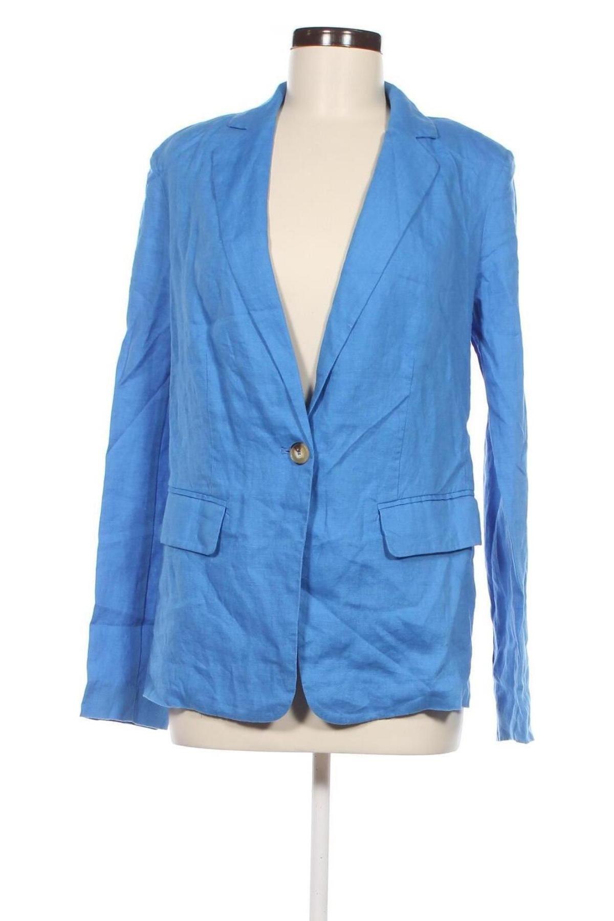 Γυναικείο σακάκι Oui, Μέγεθος S, Χρώμα Μπλέ, Τιμή 38,45 €