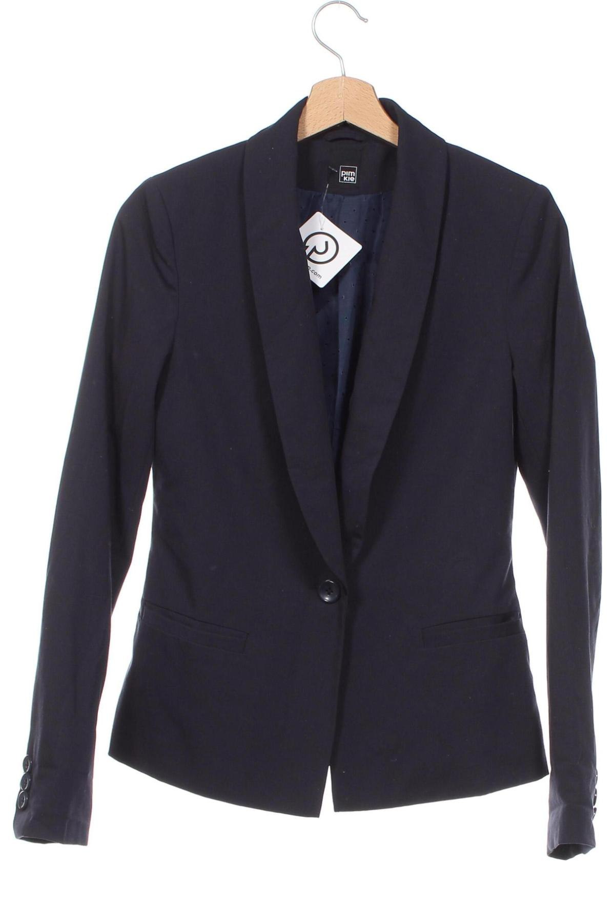 Γυναικείο σακάκι Pimkie, Μέγεθος XS, Χρώμα Μπλέ, Τιμή 15,27 €