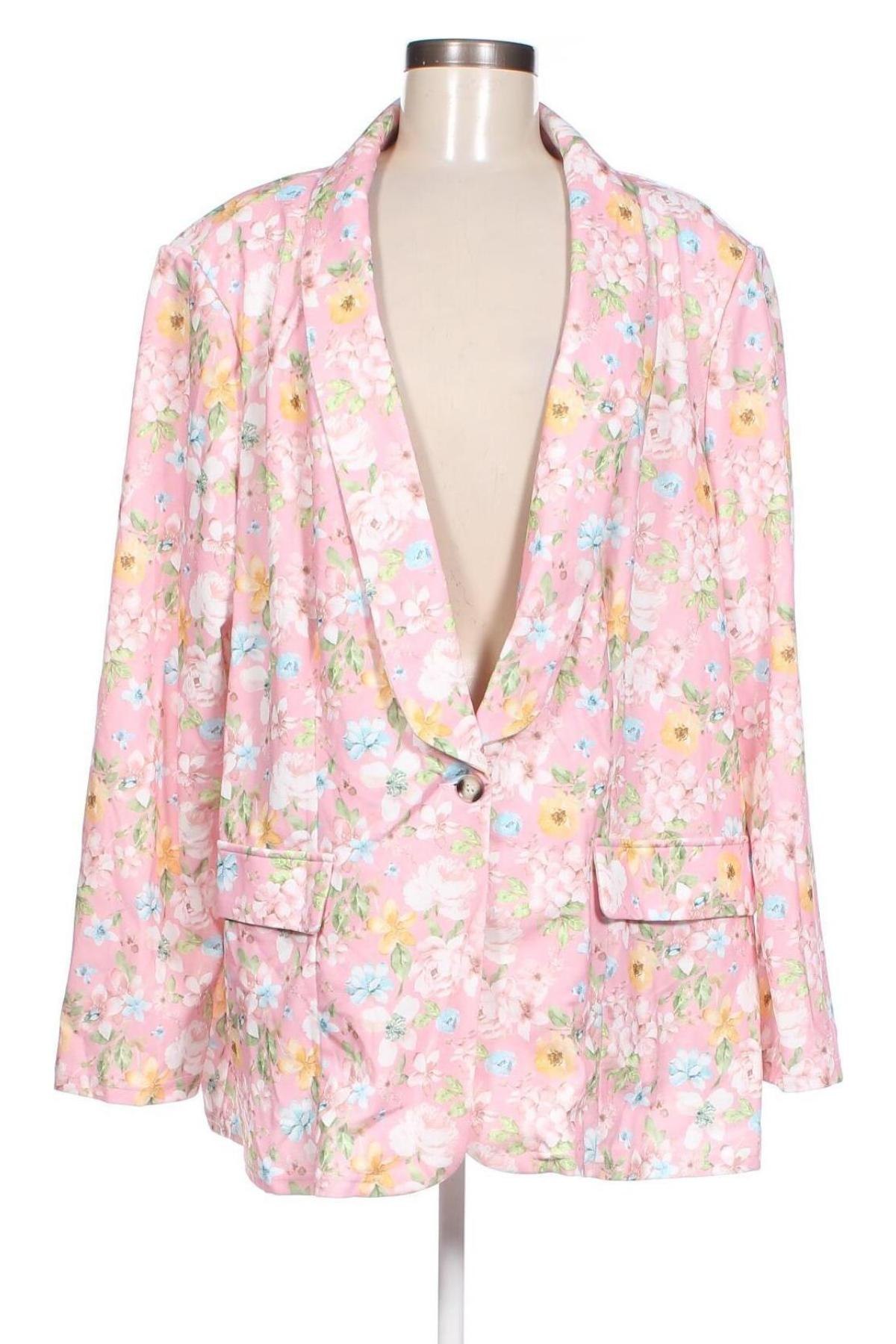 Γυναικείο σακάκι SHEIN, Μέγεθος 4XL, Χρώμα Πολύχρωμο, Τιμή 25,86 €