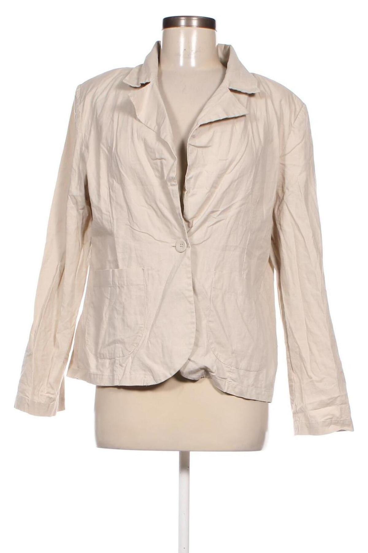 Γυναικείο σακάκι Simple Wish, Μέγεθος XL, Χρώμα  Μπέζ, Τιμή 14,97 €