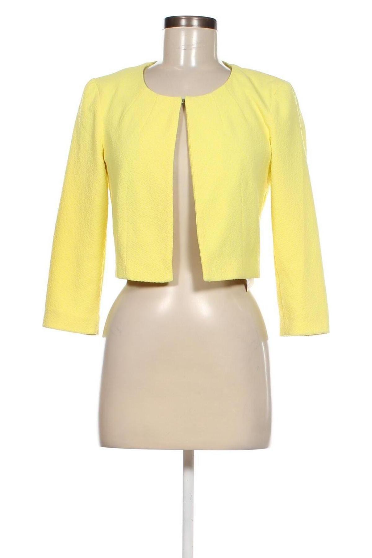 Γυναικείο σακάκι Steps, Μέγεθος XS, Χρώμα Κίτρινο, Τιμή 14,97 €