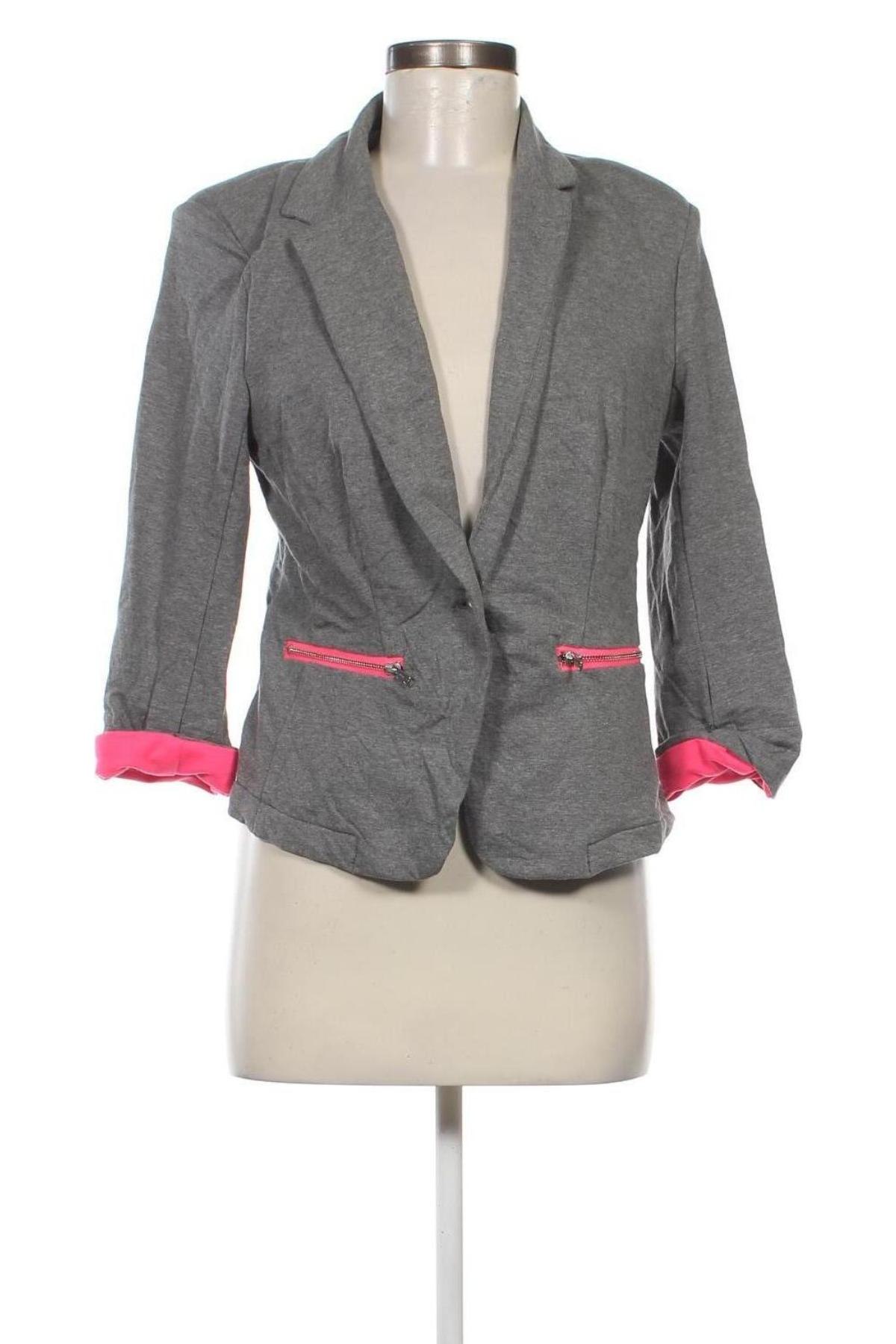 Γυναικείο σακάκι Vero Moda, Μέγεθος L, Χρώμα Γκρί, Τιμή 12,68 €