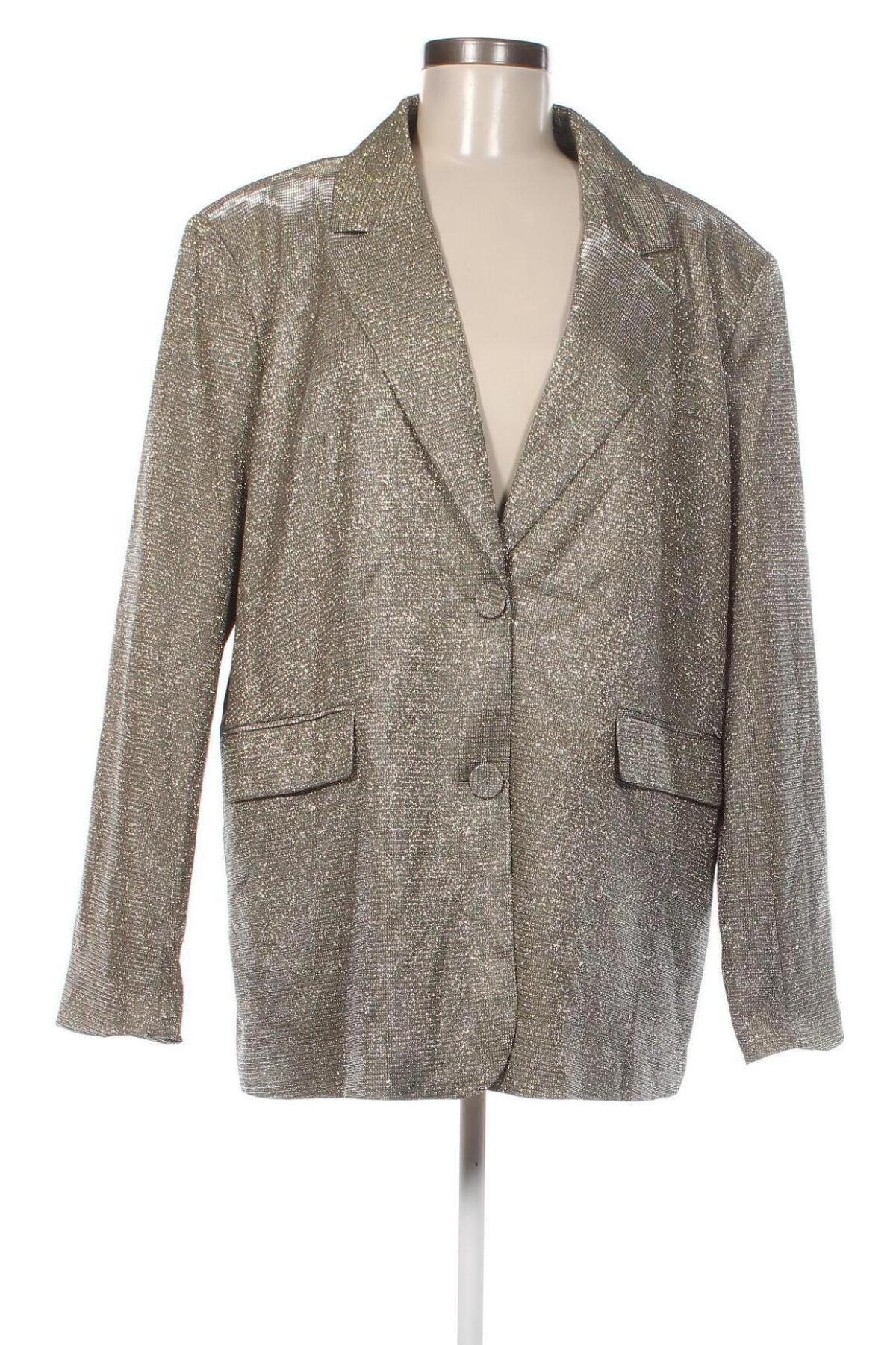 Γυναικείο σακάκι Y.A.S, Μέγεθος XL, Χρώμα Ασημί, Τιμή 66,24 €