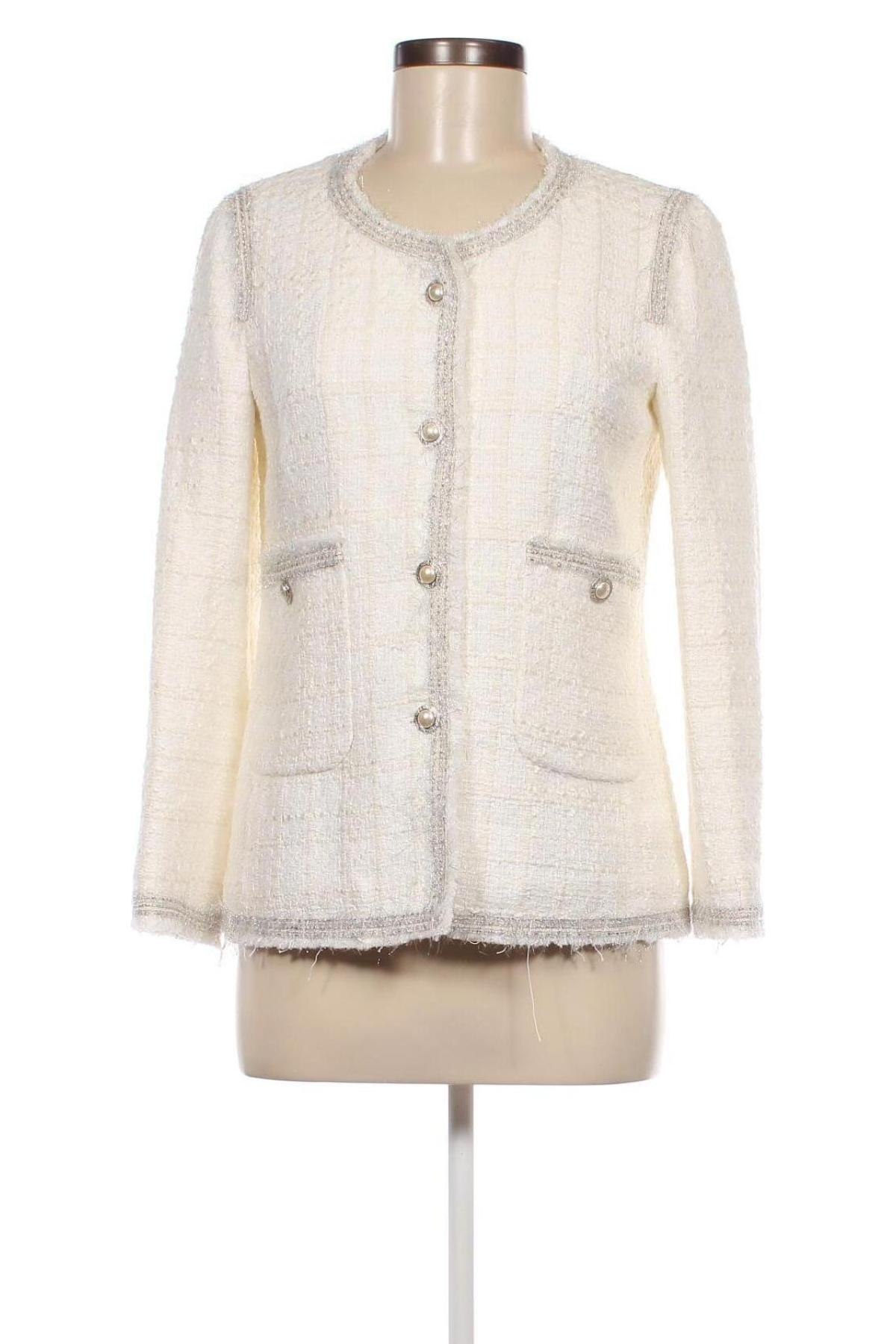 Damen Blazer Zara, Größe S, Farbe Weiß, Preis 41,43 €