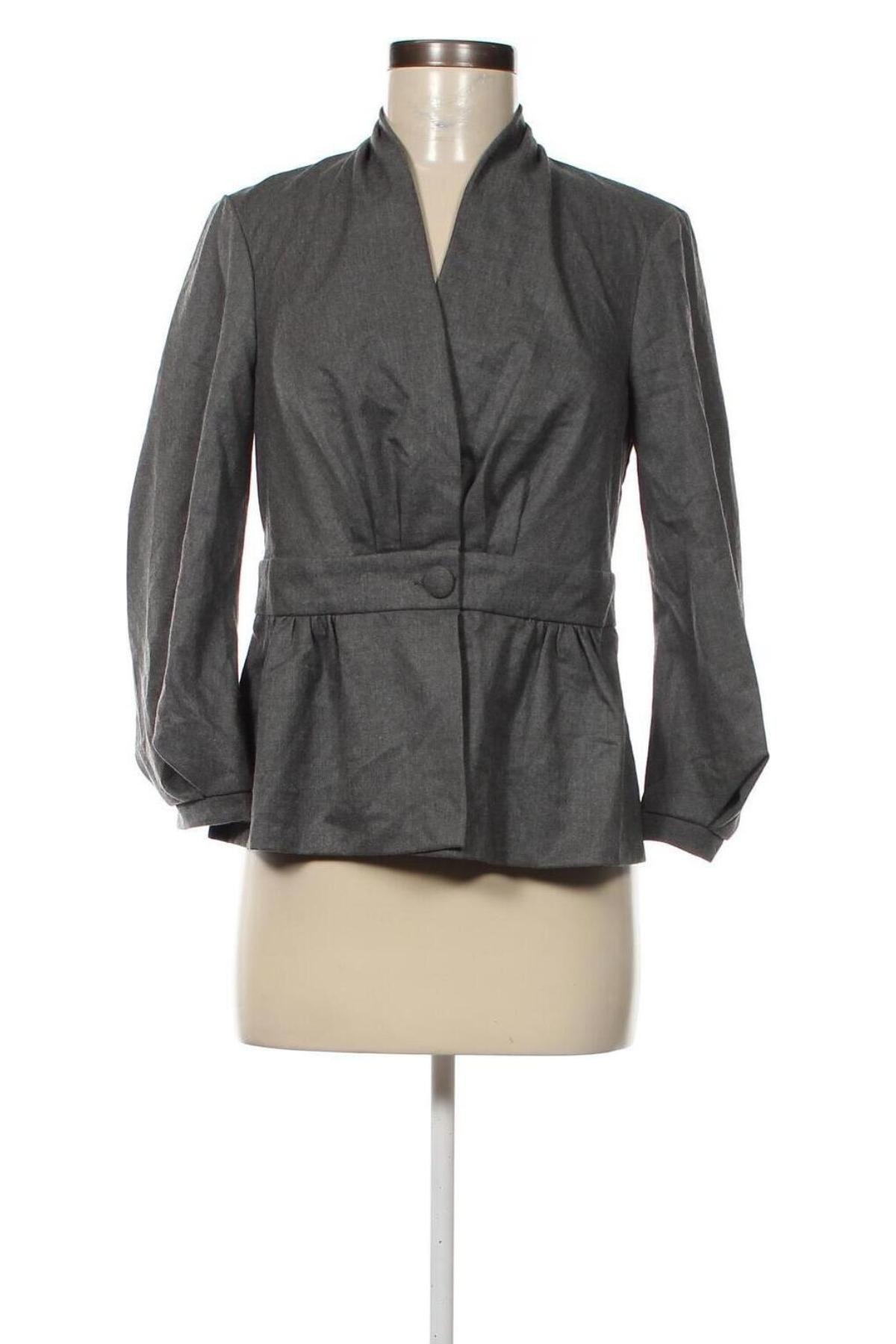 Damen Blazer Zara, Größe S, Farbe Grau, Preis 18,37 €
