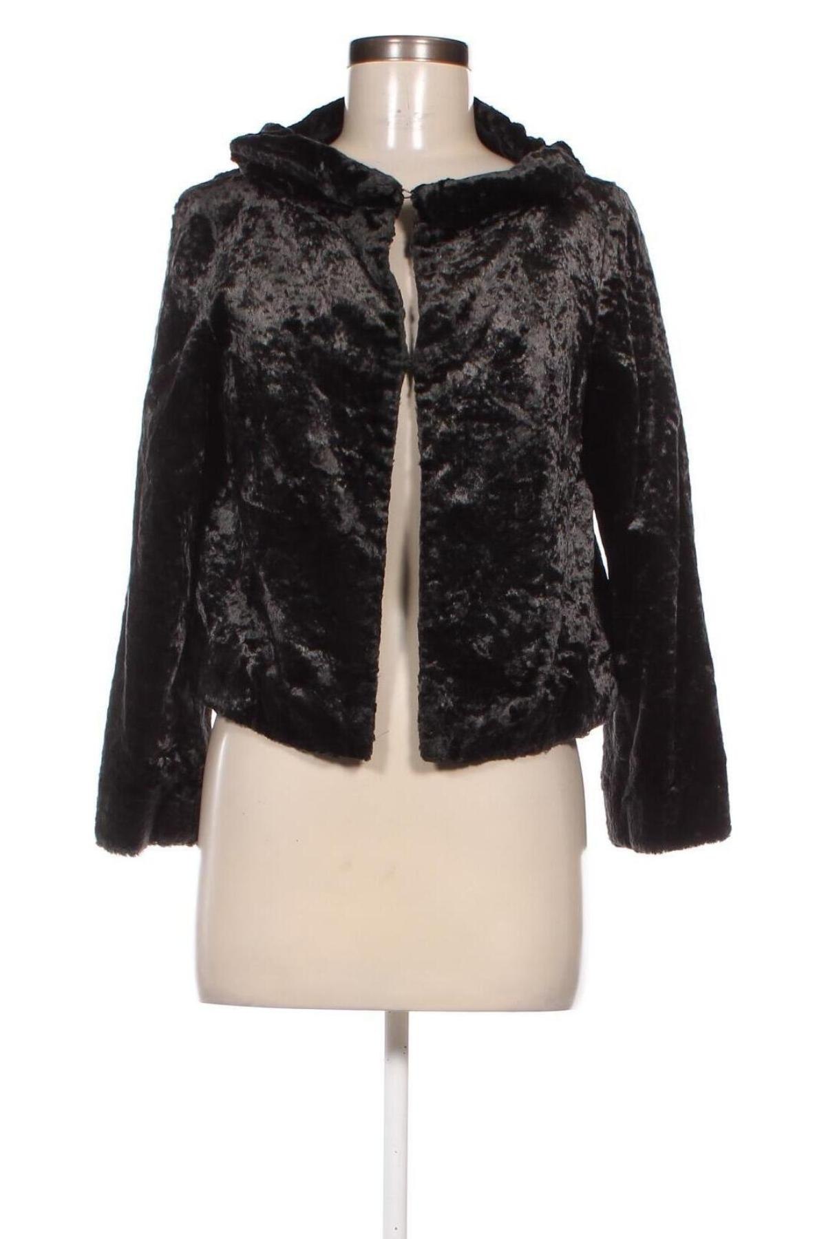 Дамско сако Zara, Размер L, Цвят Черен, Цена 27,36 лв.