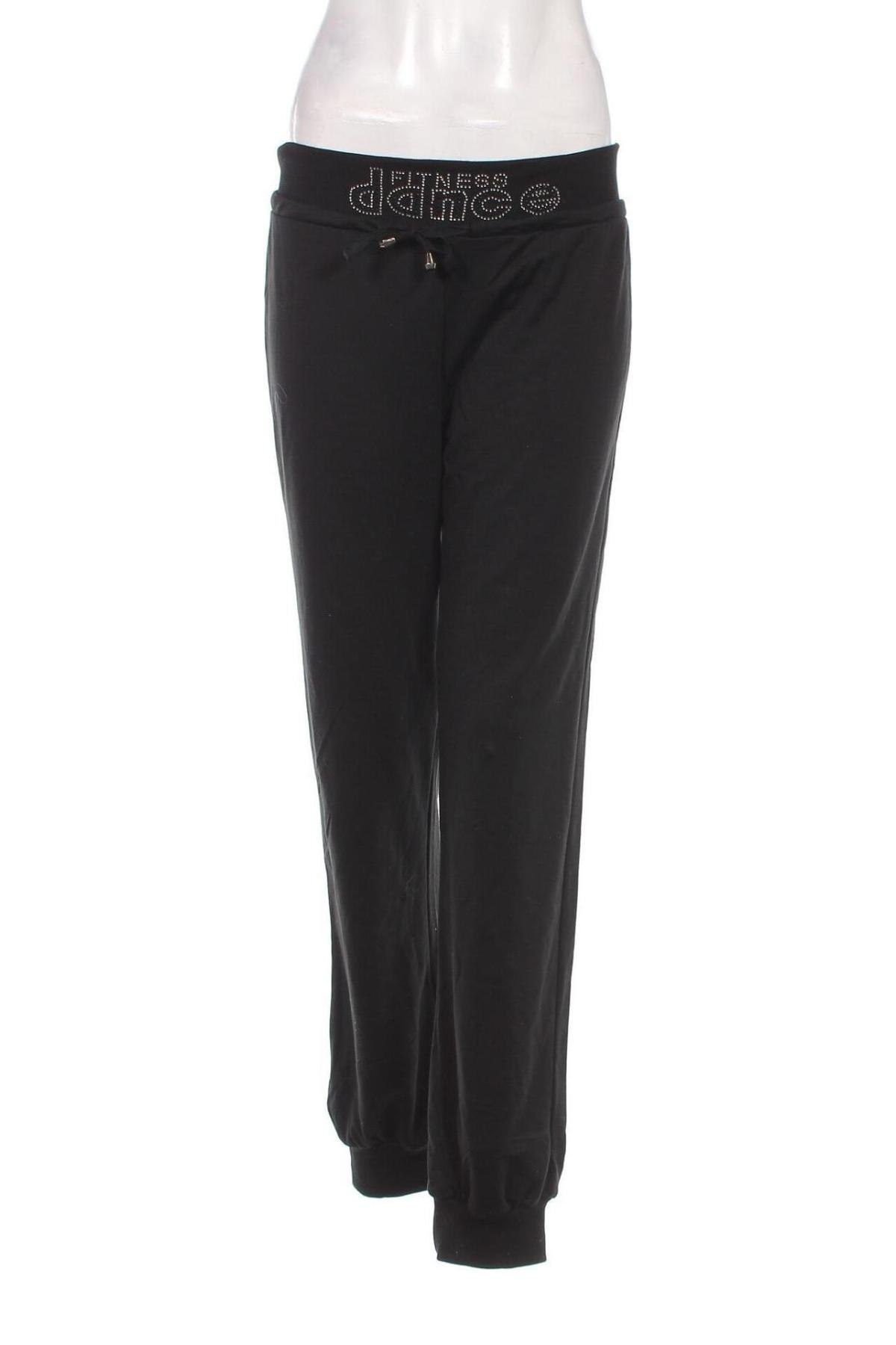 Γυναικείο αθλητικό παντελόνι, Μέγεθος L, Χρώμα Μαύρο, Τιμή 8,46 €