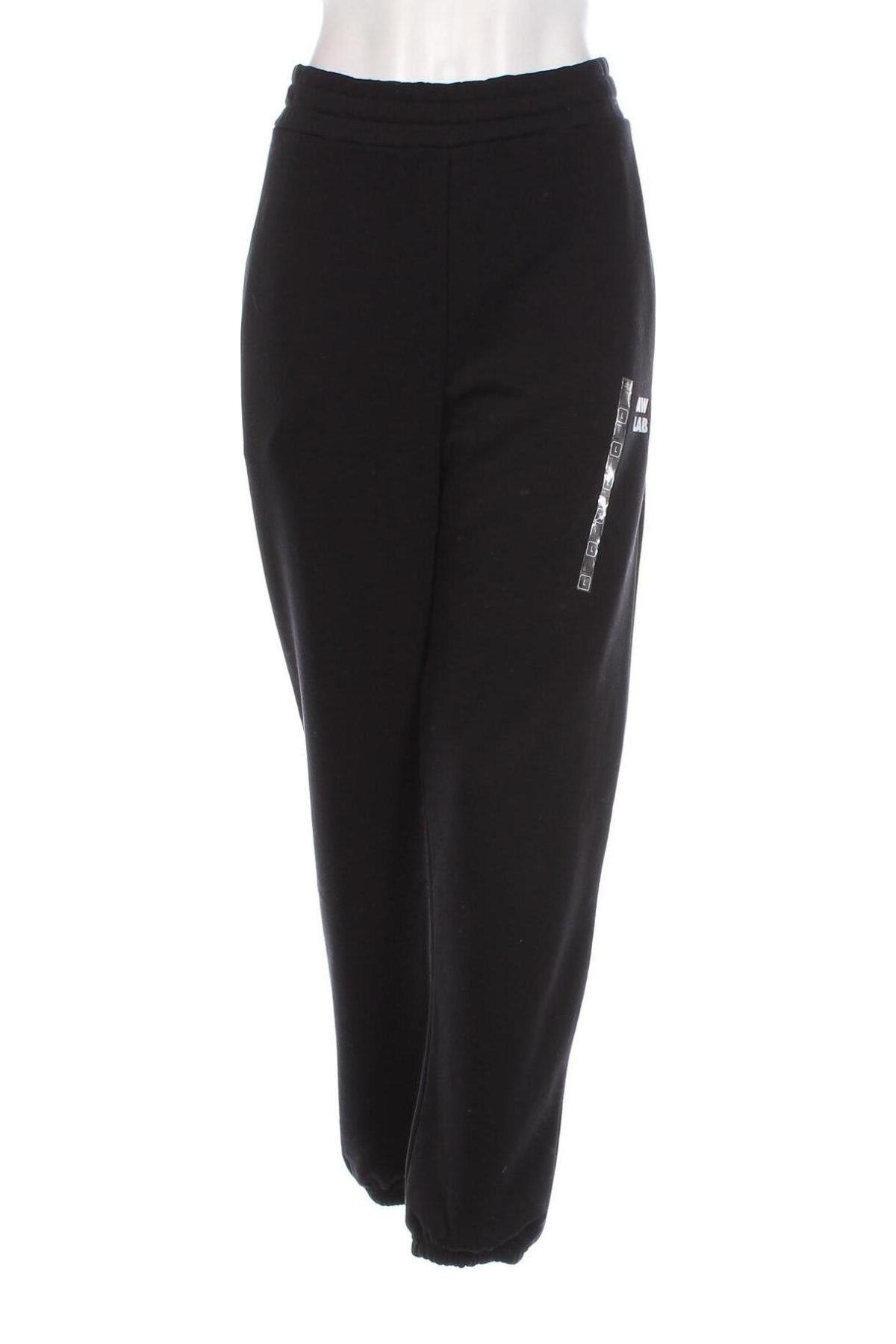 Γυναικείο αθλητικό παντελόνι AW LAB, Μέγεθος L, Χρώμα Μαύρο, Τιμή 11,86 €