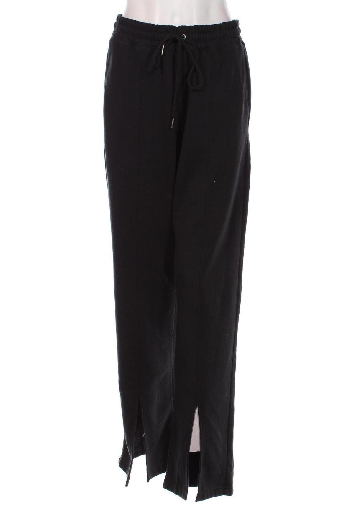 Pantaloni trening de femei Abercrombie & Fitch, Mărime L, Culoare Negru, Preț 183,55 Lei