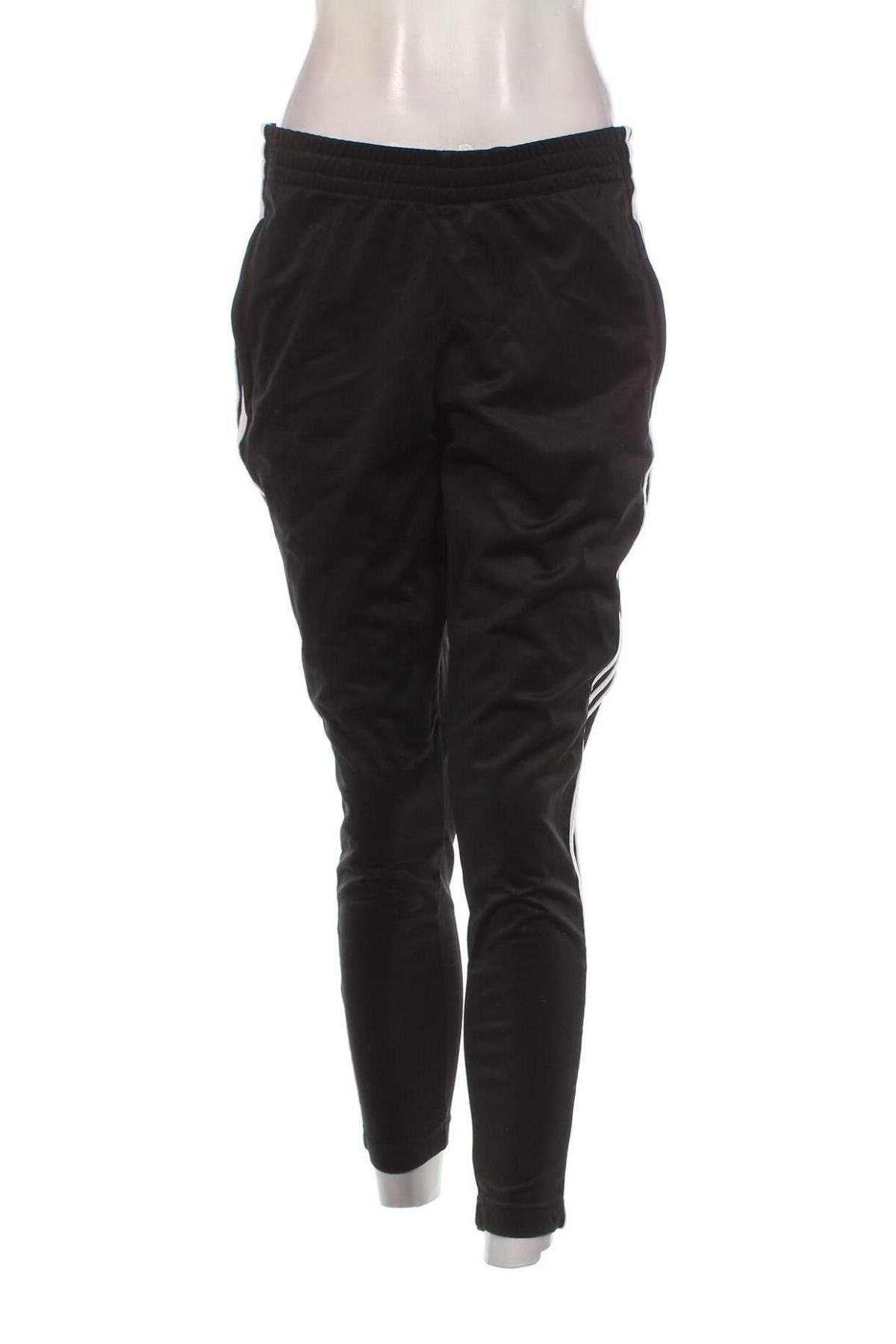 Γυναικείο αθλητικό παντελόνι Adidas, Μέγεθος M, Χρώμα Μαύρο, Τιμή 14,28 €