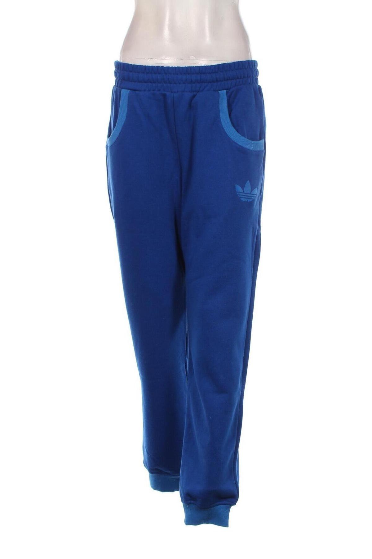 Pantaloni trening de femei Adidas Originals, Mărime M, Culoare Albastru, Preț 183,55 Lei