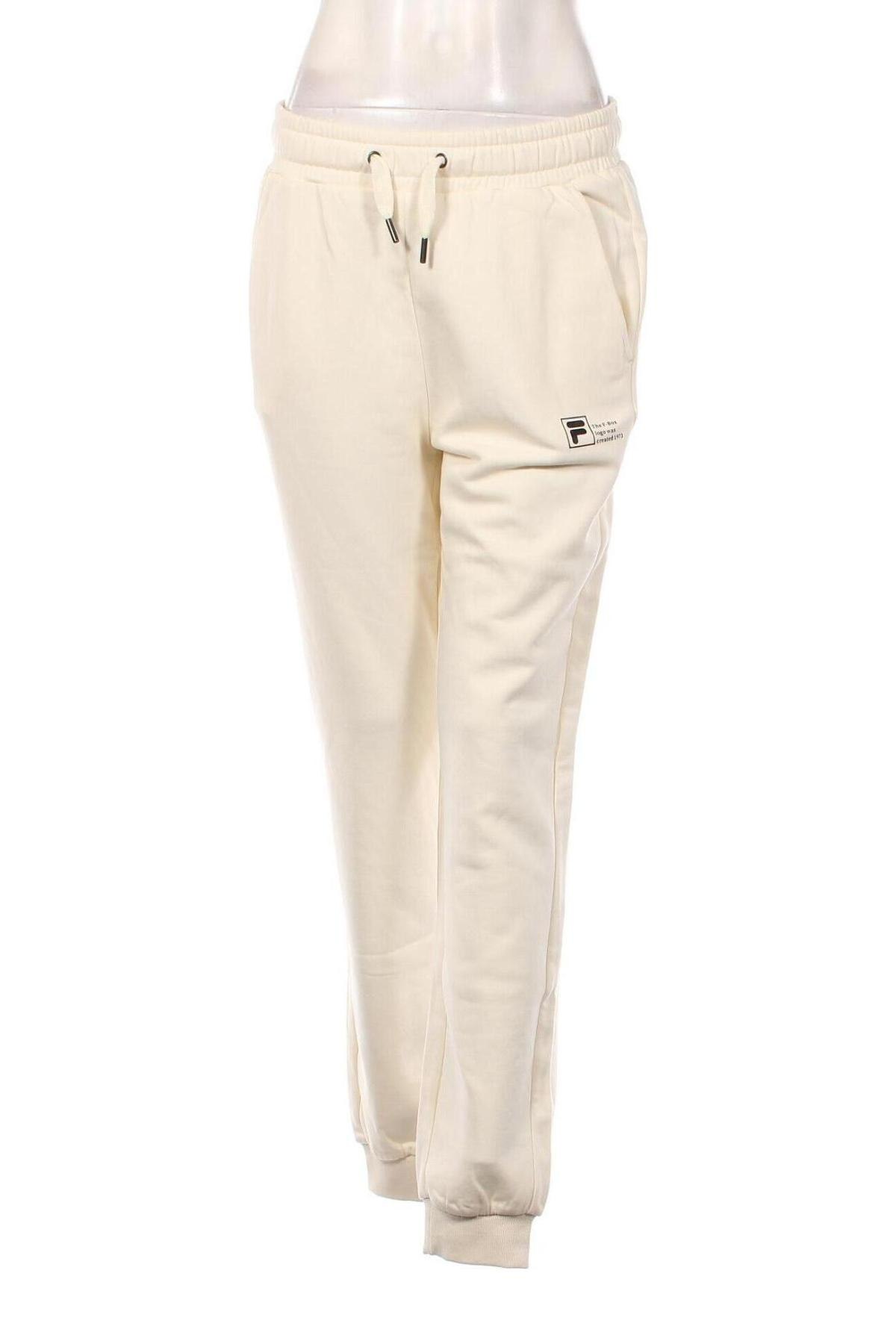 Γυναικείο αθλητικό παντελόνι FILA, Μέγεθος S, Χρώμα Εκρού, Τιμή 28,76 €